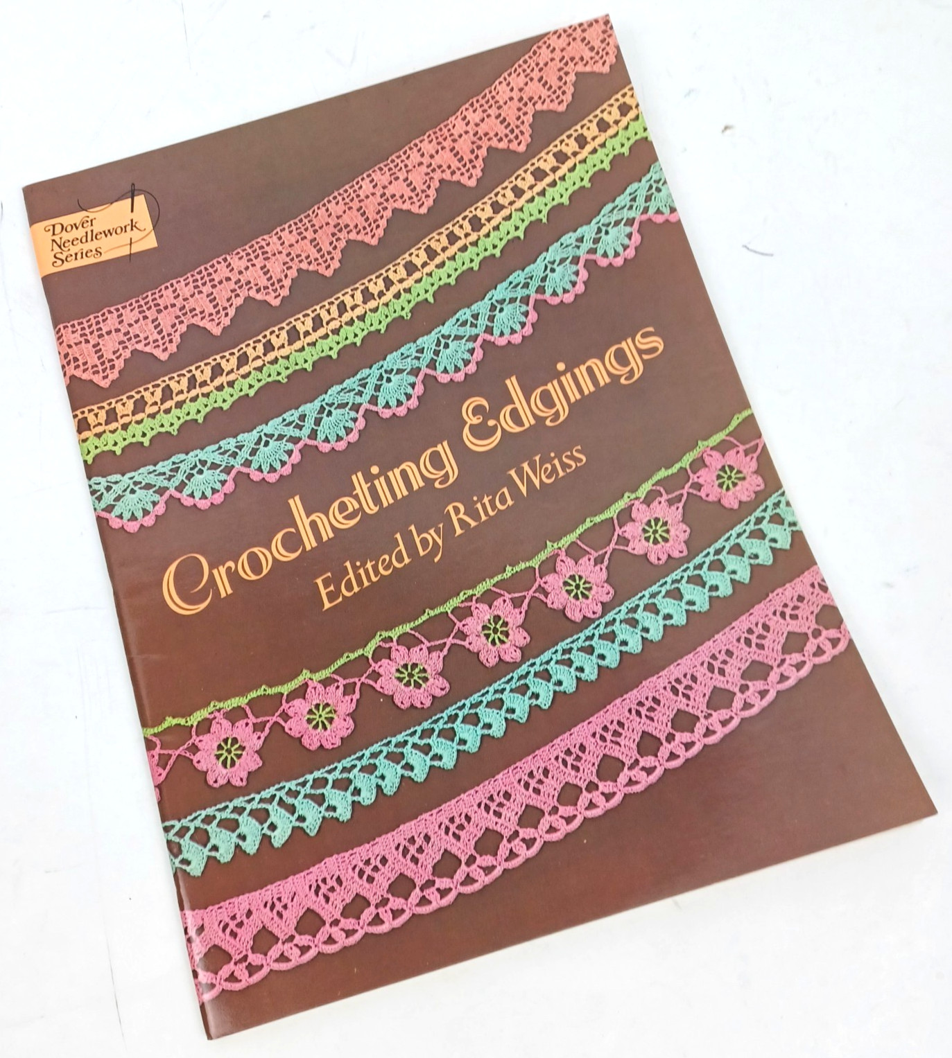 Vintage 1980 Dover Needlework Series Crocheting Edging Rita Weiss Book