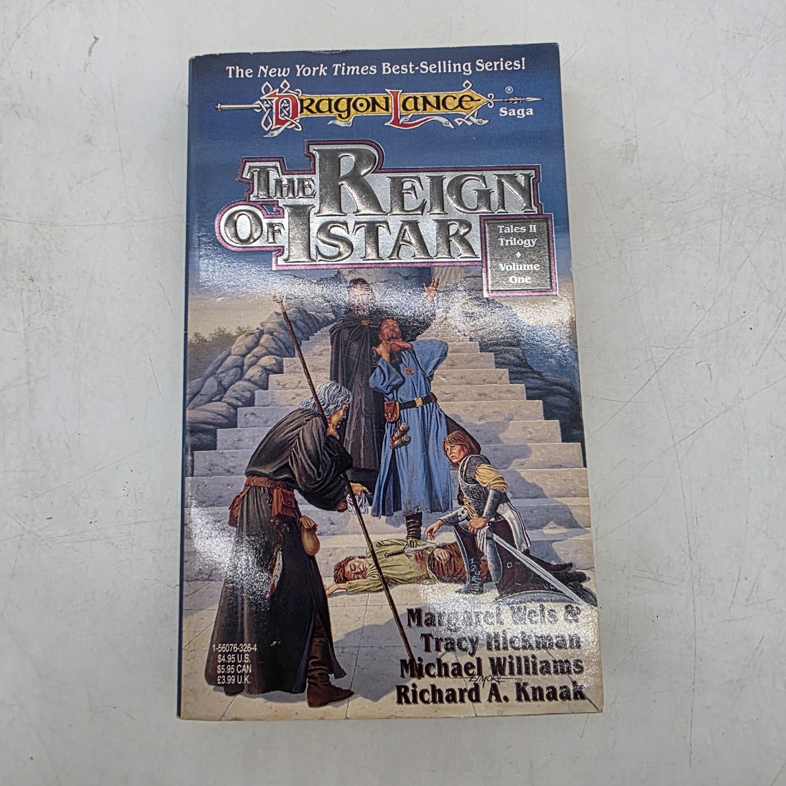 Vintage Dragonlance Reign Of Istar Weis TSR PB Lot Fantasy Novels Multicolor