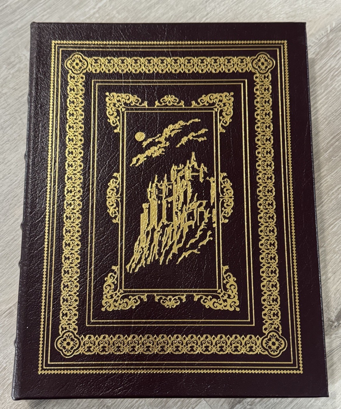 Tennyson IDYLLS OF THE KING Easton Press Leather Gustave Dore 22kt Gold Gilt