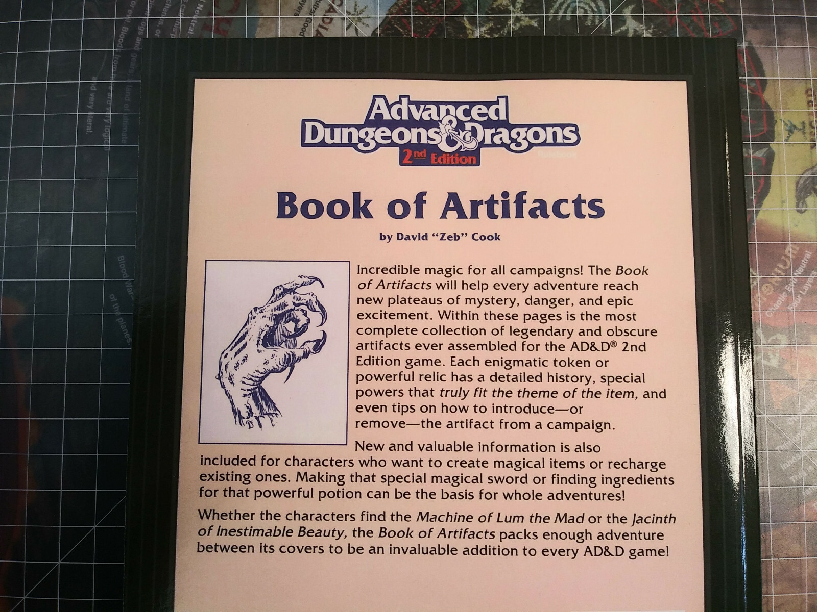 Book of Artifacts (2e) Softcover – AD&D – Dungeons & Dragons