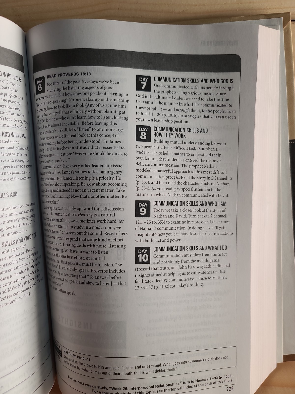 NIV Leadership Bible Updated Edition Leading By The Book Hardcover Zondervan