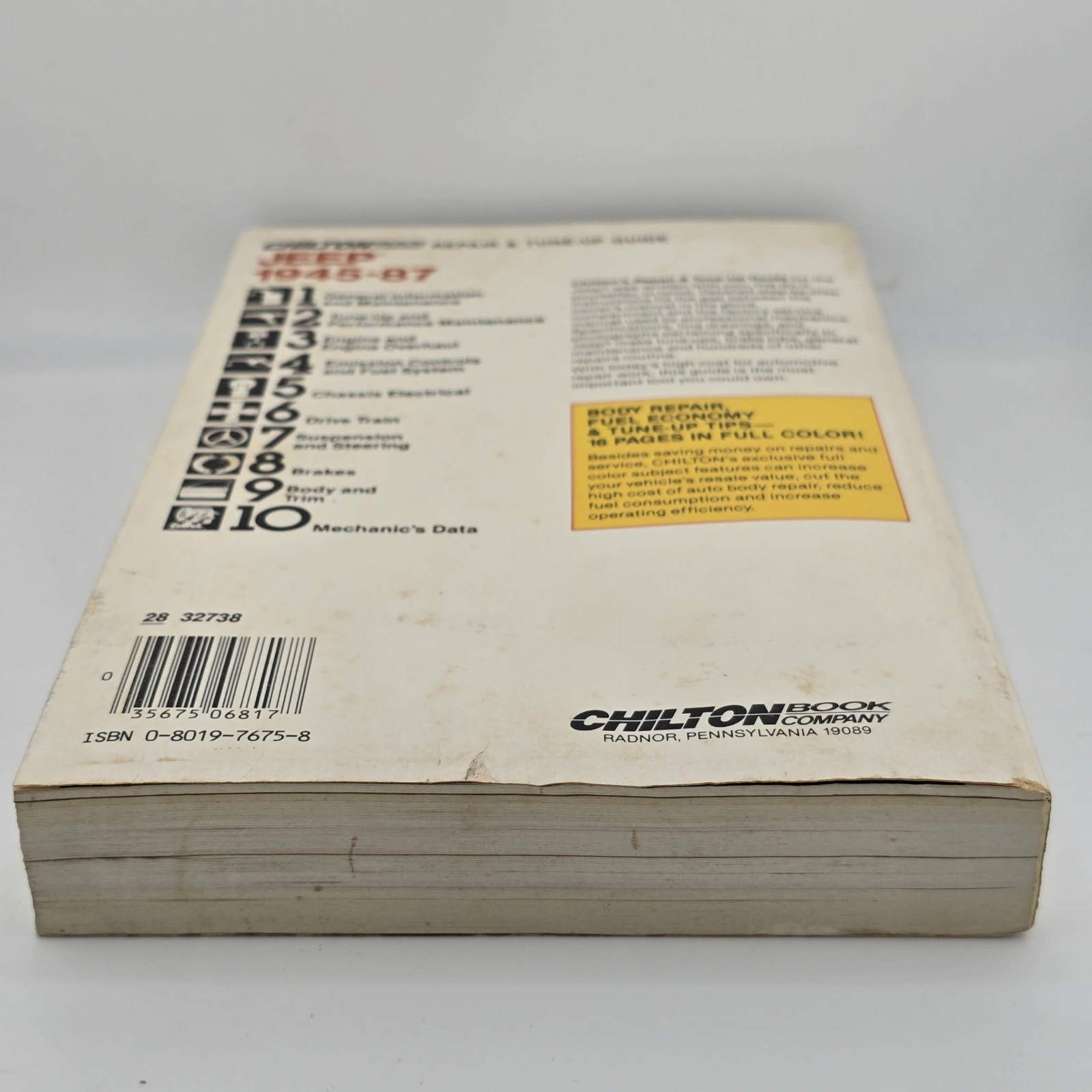 Jeep Shop Manual 1945 – 1987 CJ 7 CJ 5 Wrangler Scrambler CJ3 CJ2 Repair Book