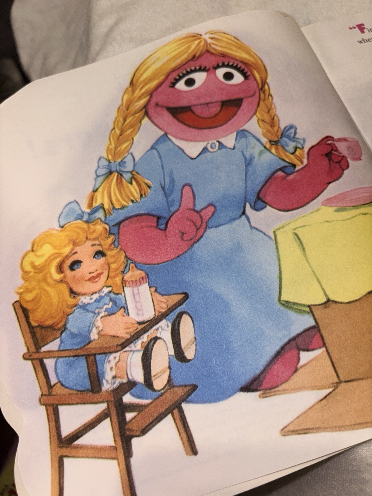 Sesame Street No More Diapers! Emma Thompson Shape Book Joe Ewers CTW 1999