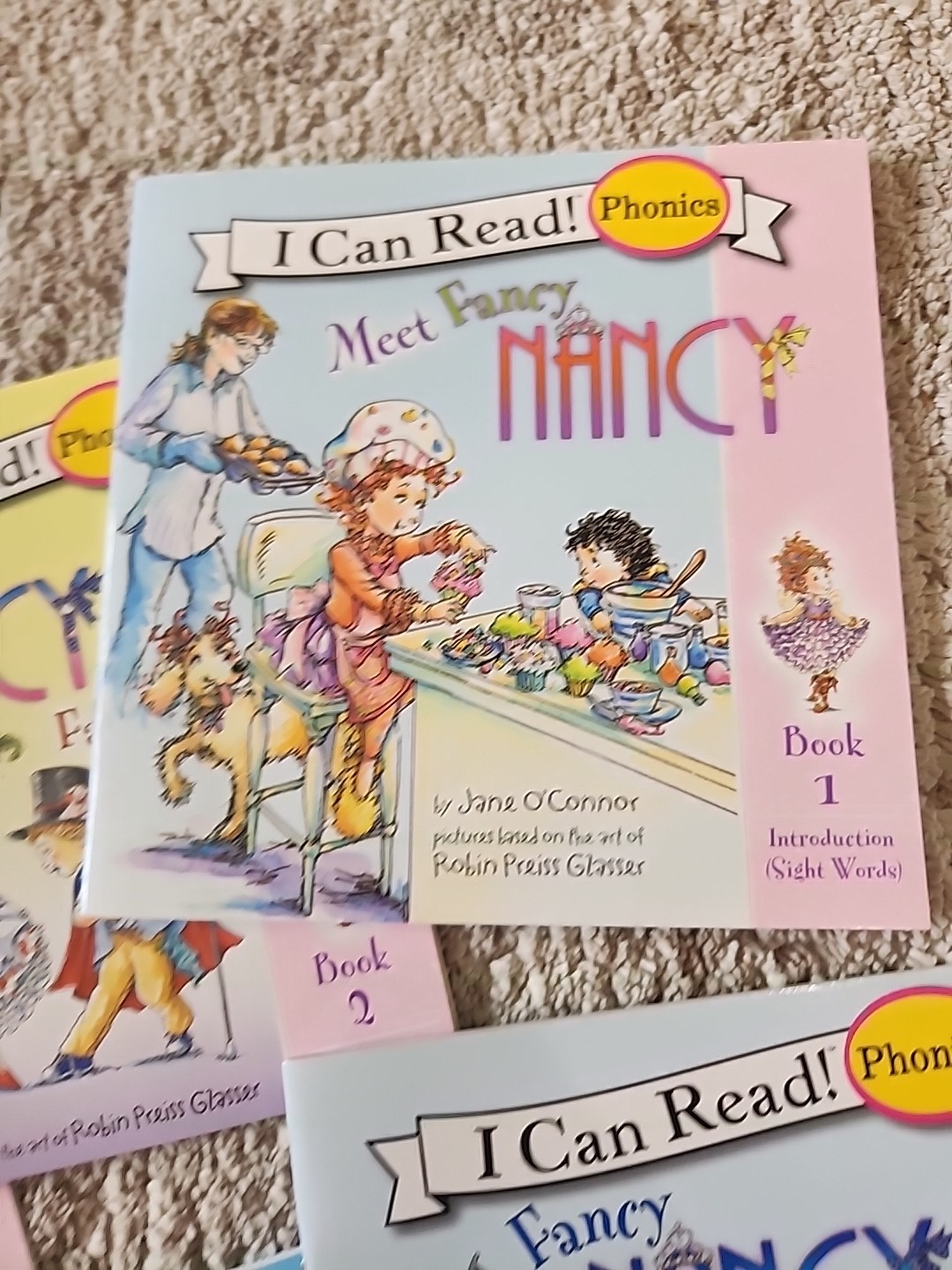 *I CAN READ PHONICS* Fancy Nancy Fantastic Phonics 12 Book Set/Homeschool Kids