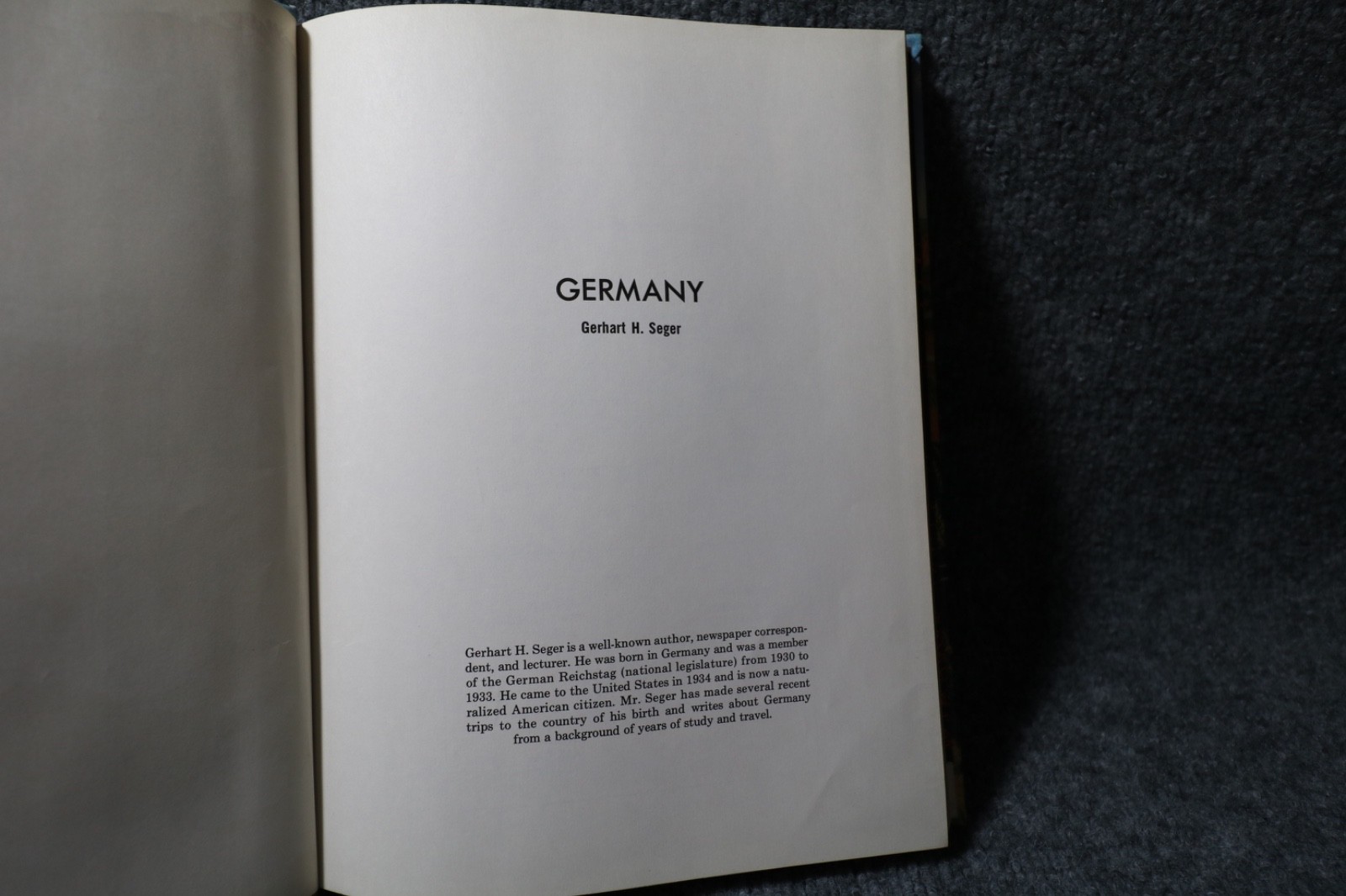 Life in Europe Germany book