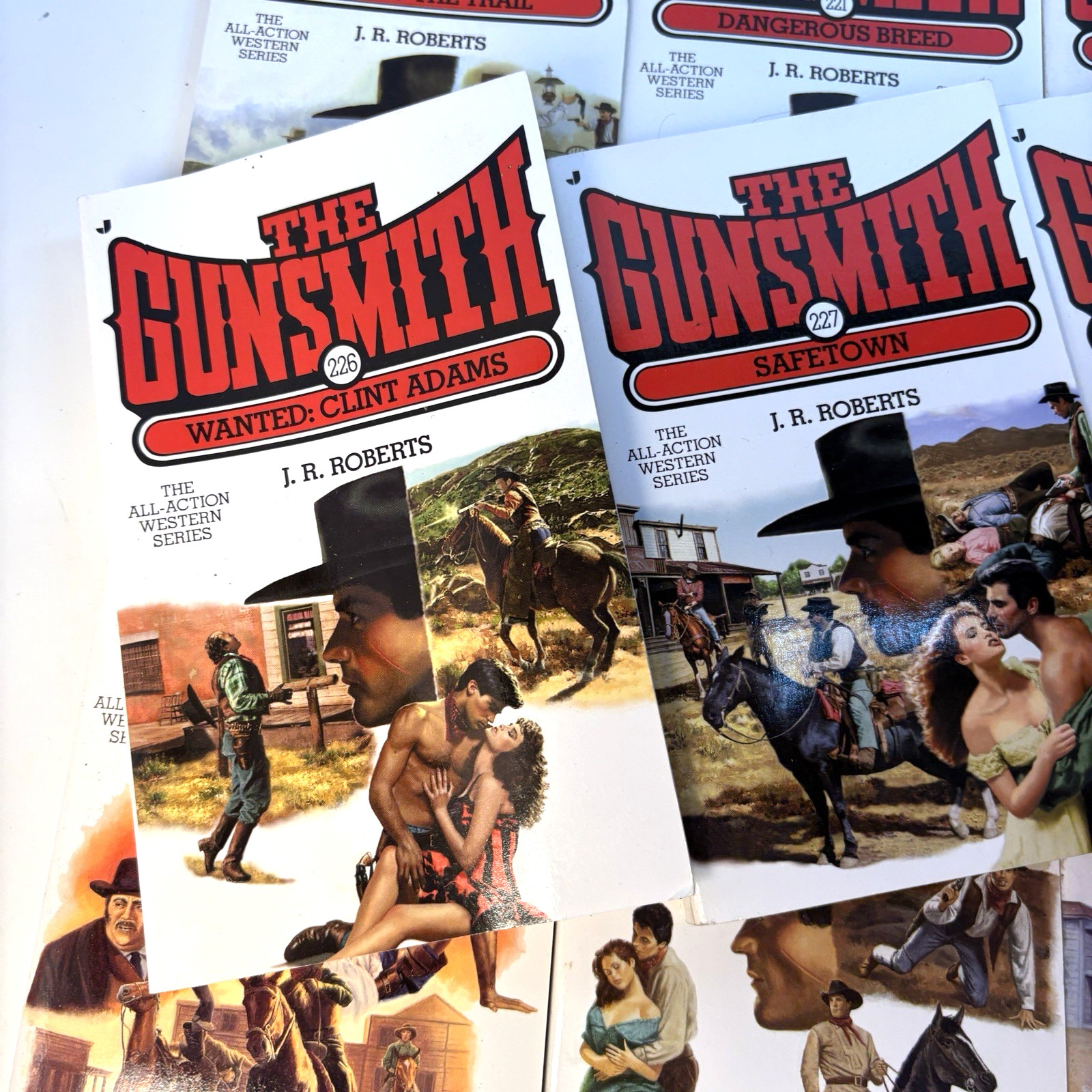 The Gunsmith Series – JR Roberts Lot of 9 Western Vols. #220-229 No 228