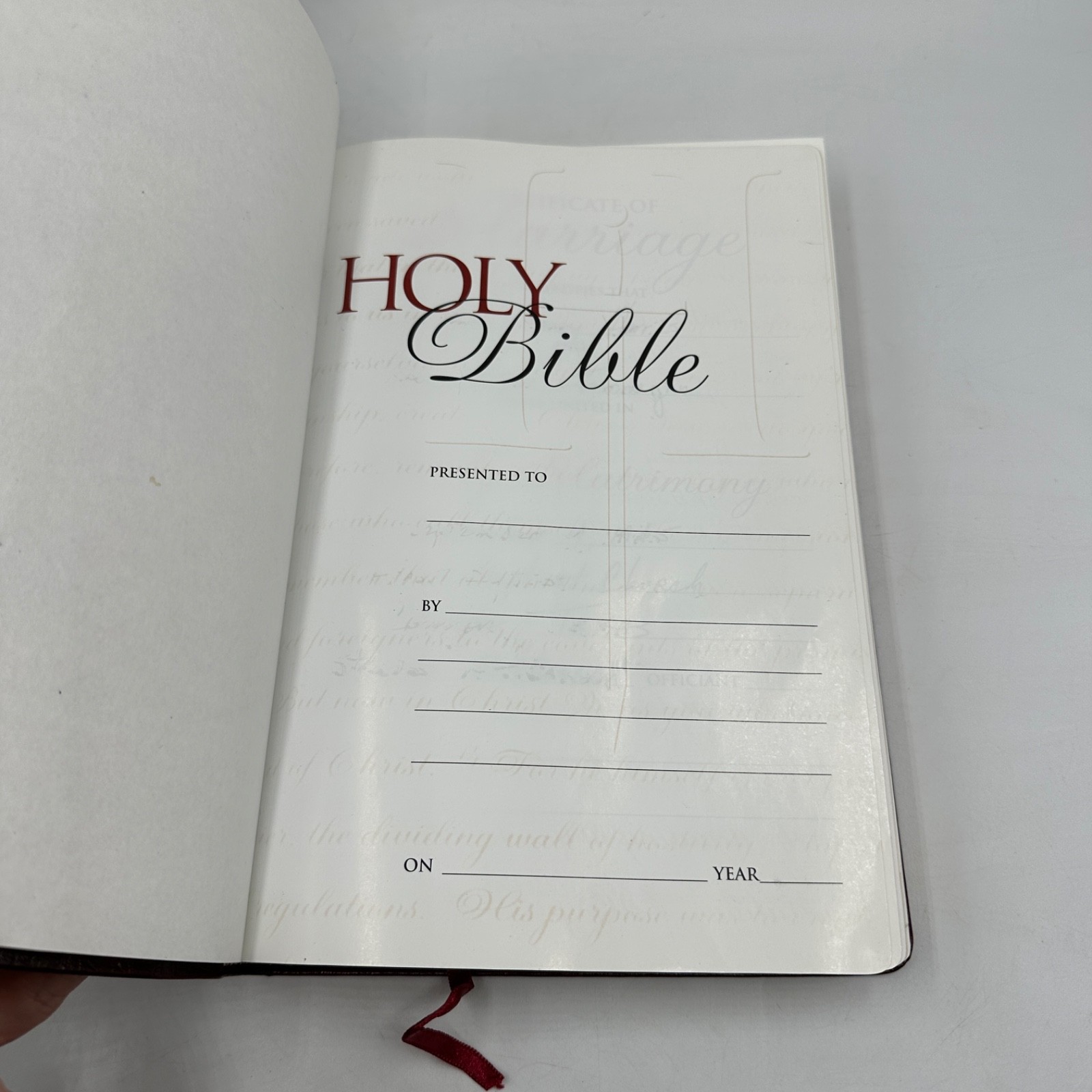 HOLY BIBLE New King James Version Large Print Ultra Thin Broadman Holman