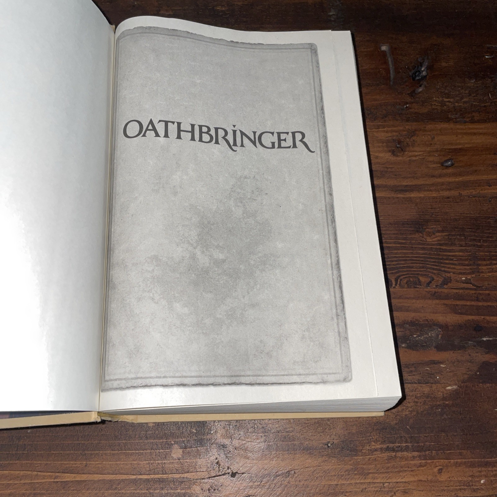 Brandon Sanderson Stormlight Archive 3, Oathbringer, 2017 First Edition
