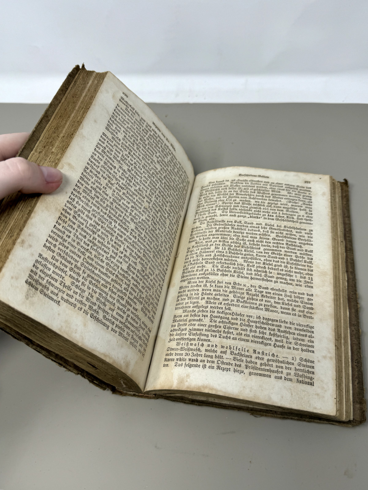 800 Practical German Recipes Antique Book, Bakers Gunsmiths Doctors + More 1800s