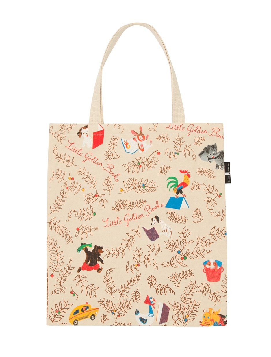 Little Golden Books Tote Bag by Out of Print 15″ W x 17″ H 100% Cotton Canvas