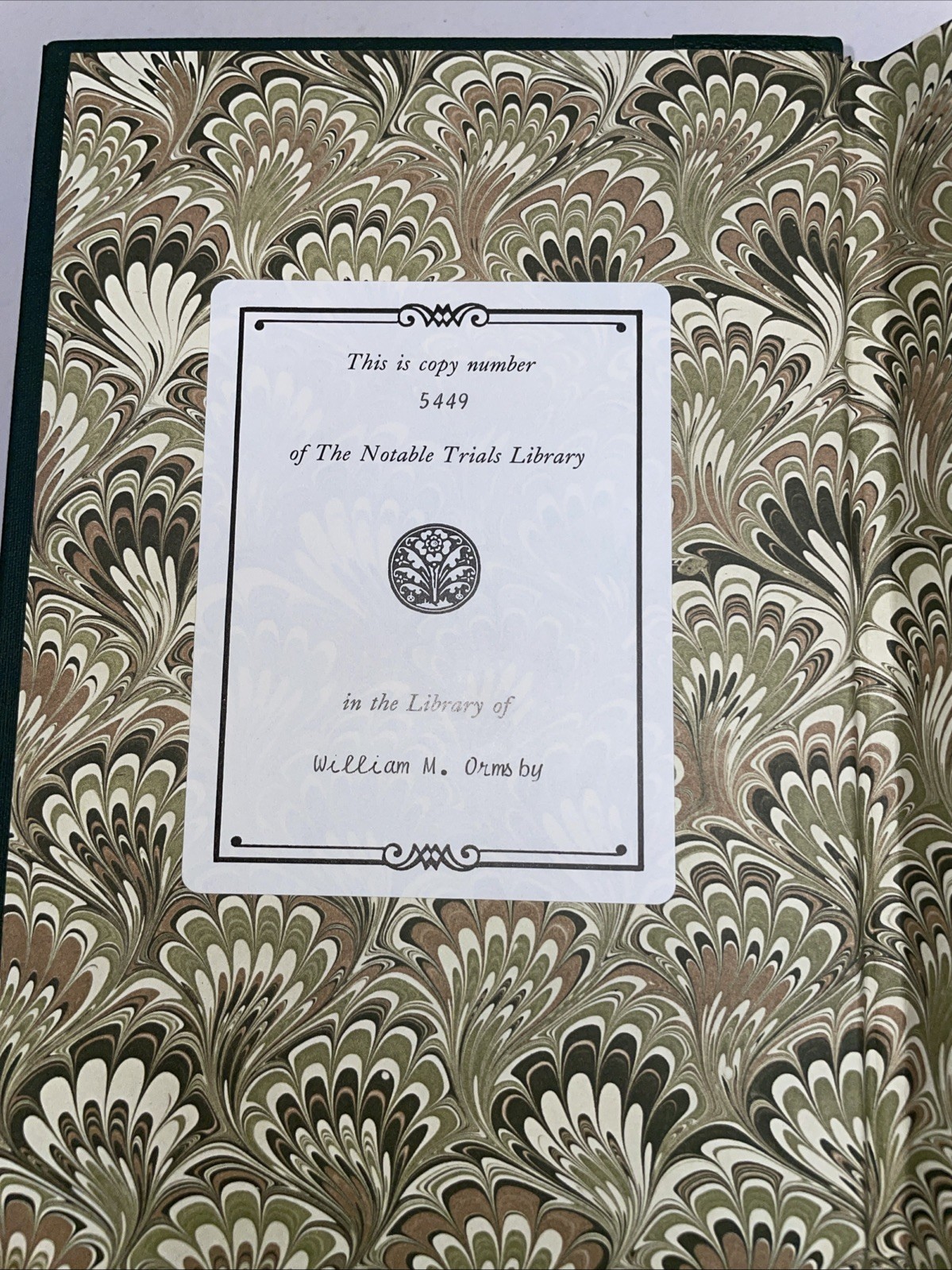 The Trials of Oscar Wilde by H. Montgomery Hyde Notable Trials Library 1989 Gold