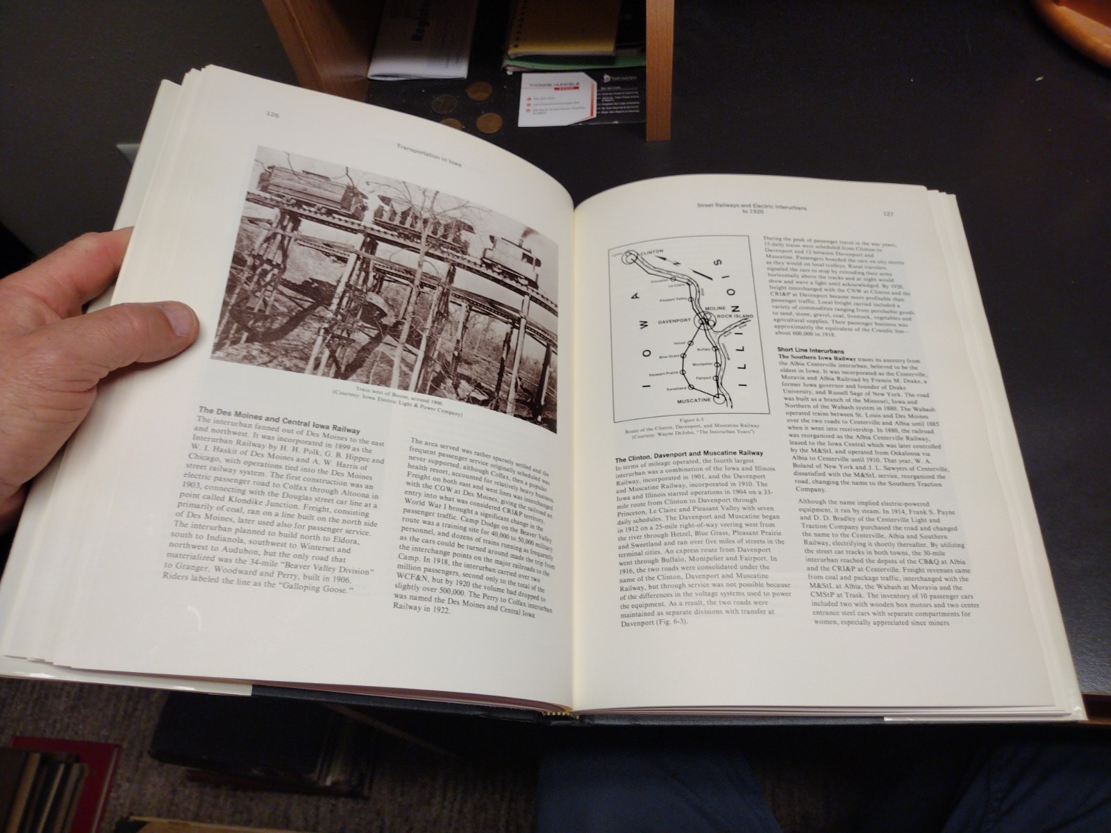 Transportation in Iowa A Historical Summary William H. Thompson 1989 w Large Map
