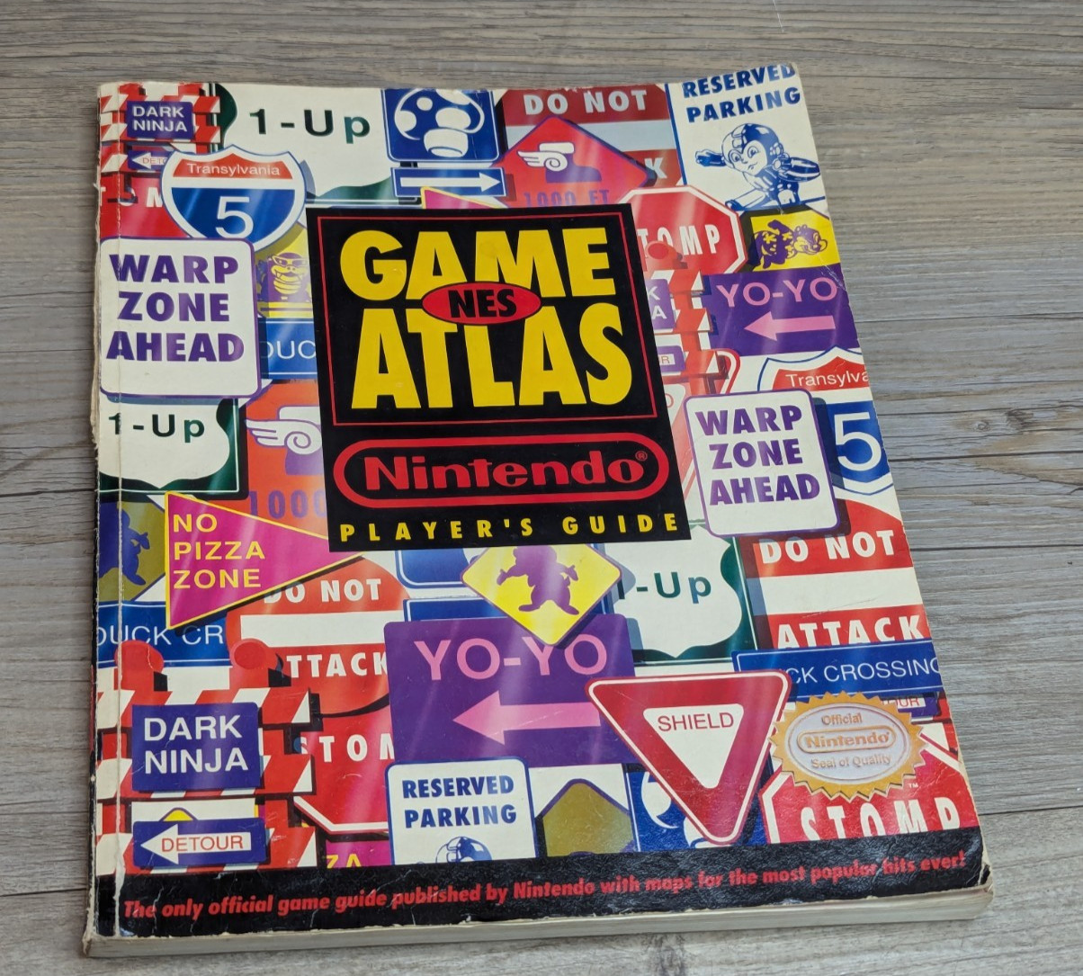 NES Game Atlas Nintendo Players Guide 1991 Book (Missing Pages 1-8)