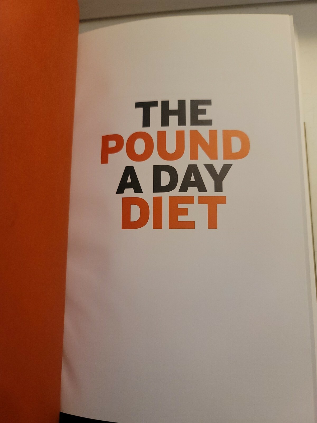 The Pound A Day Diet – Signed by Rocco Dispirito – Lose Up To 5 Pounds in 5 Days
