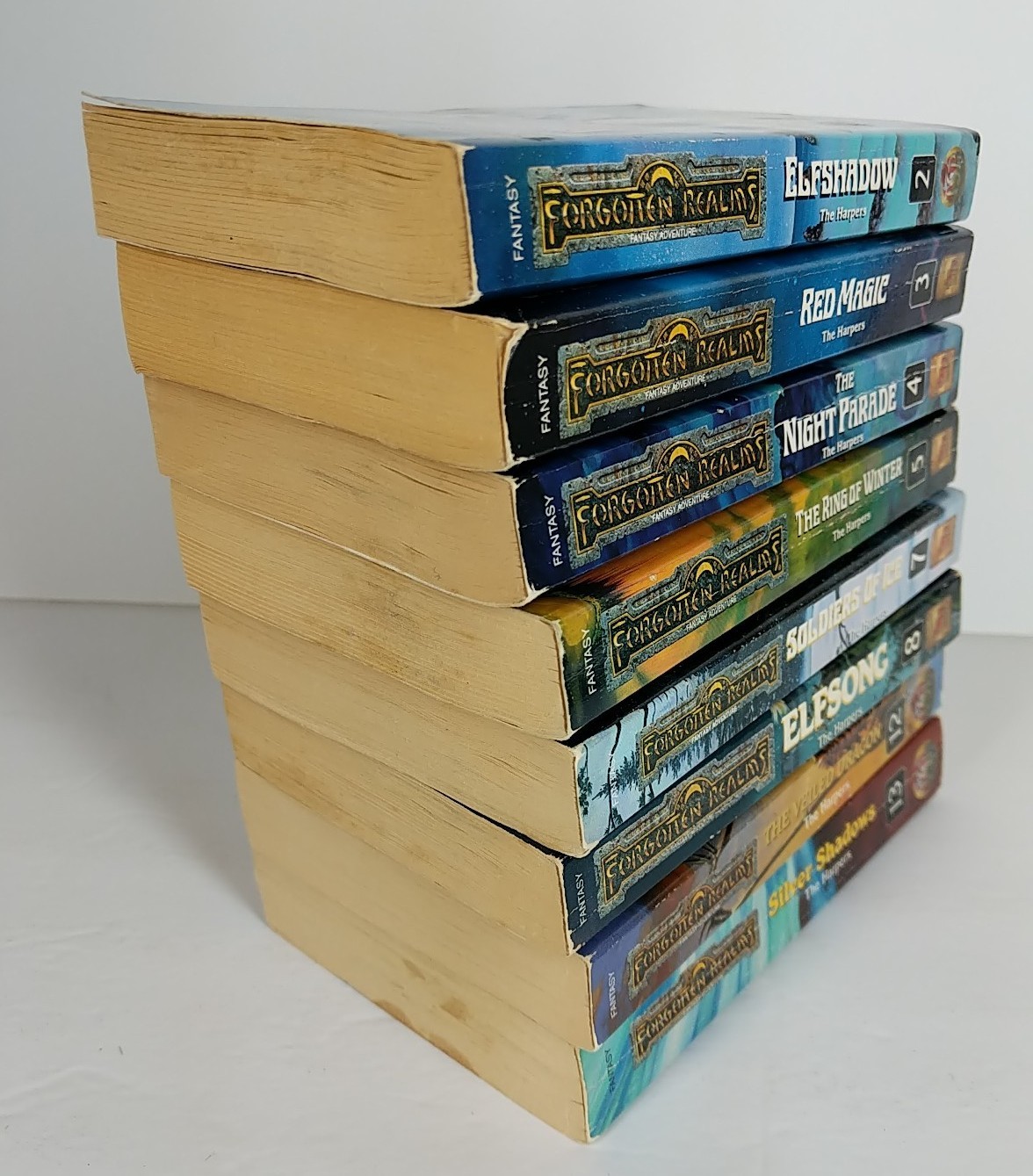 Forgotten Realms THE HARPERS Series #2-5 7 8 12 13~Lot 8 PBs