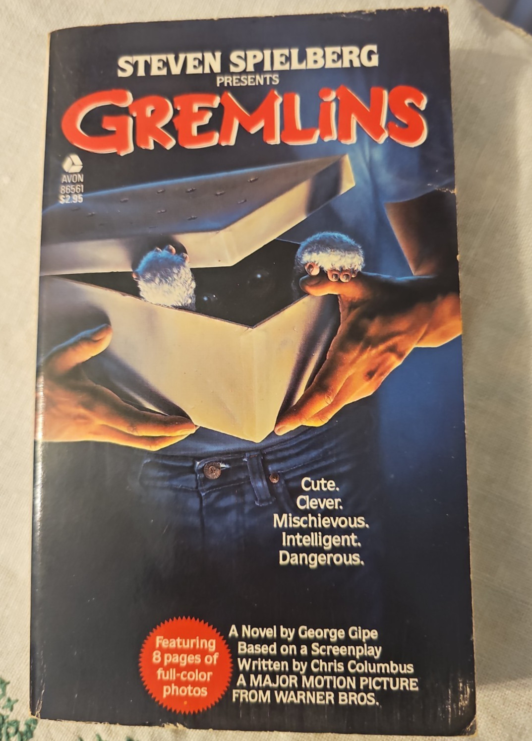 Vintage Gremlins Book by George Gipe Steven Spielberg Avon Illustrated Photos