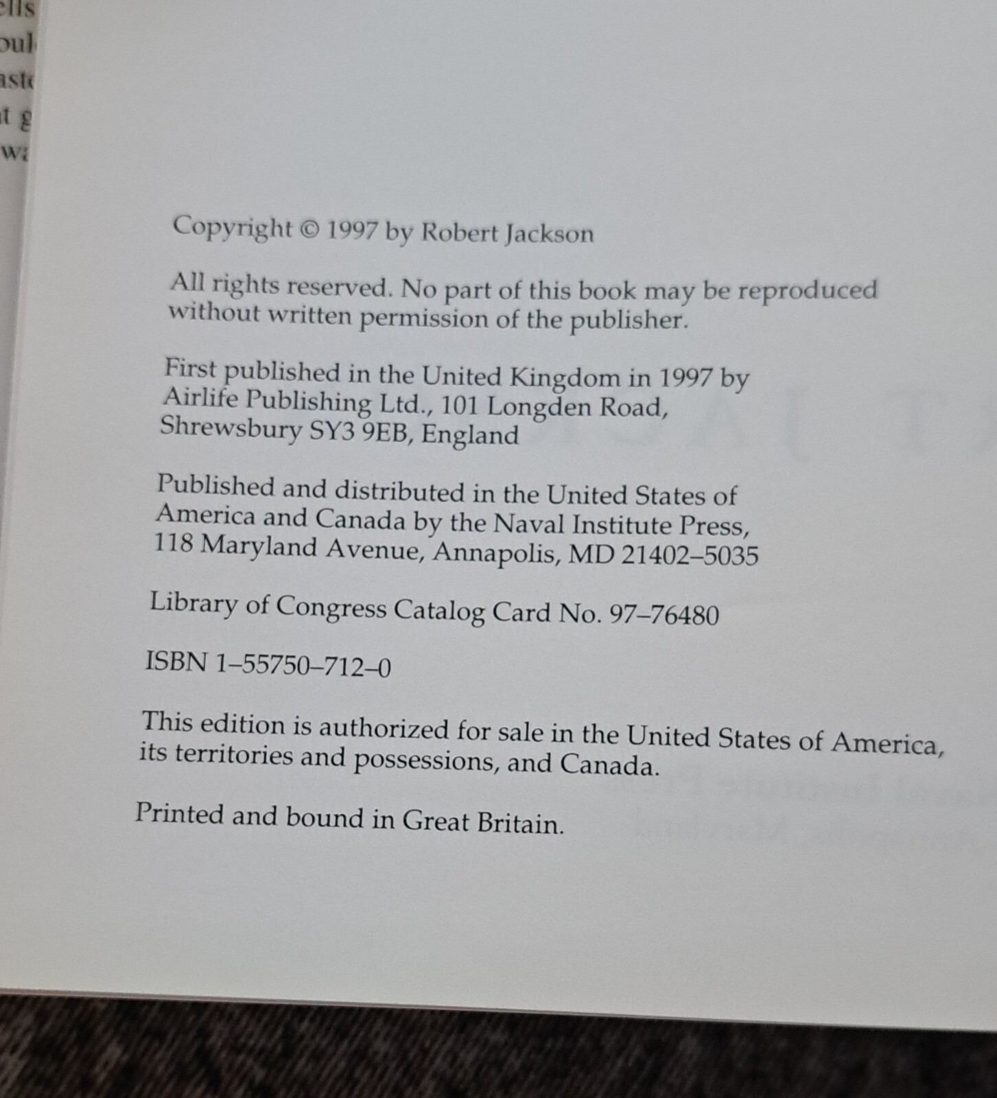The Royal Navy in World War II by Robert Jackson 1998 HCDJ Naval Institute Press