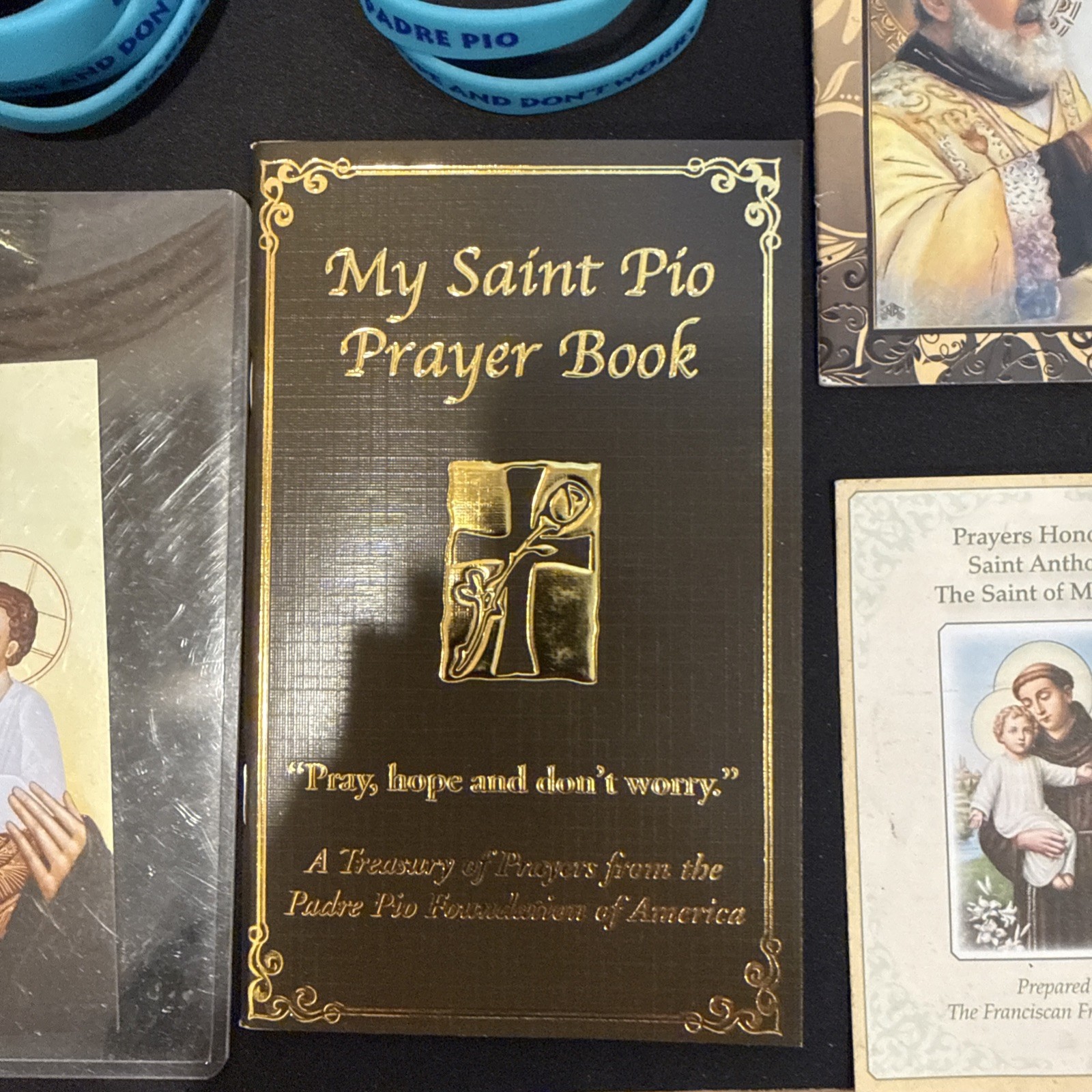 My Saint Pio Prayer Book Padre Pio PB Prayer Cards Bracelets USA Catholic Prayer