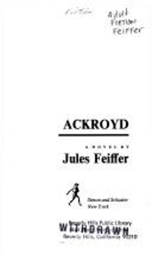 Ackroyd Hardcover Jules Feiffer