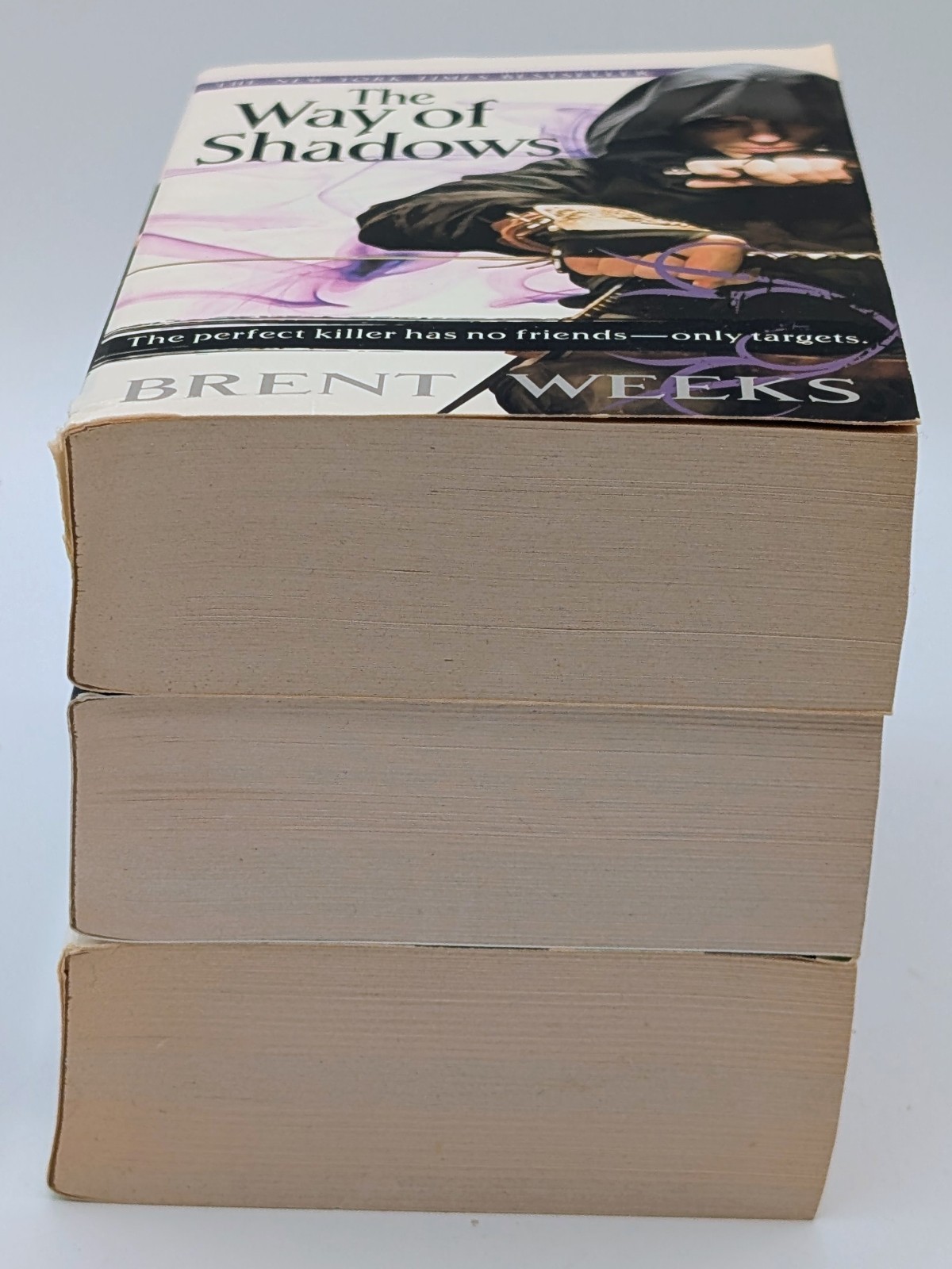Night Angel Trilogy Brent Weeks Paperback Lot Books 1-3 Complete Fantasy Set