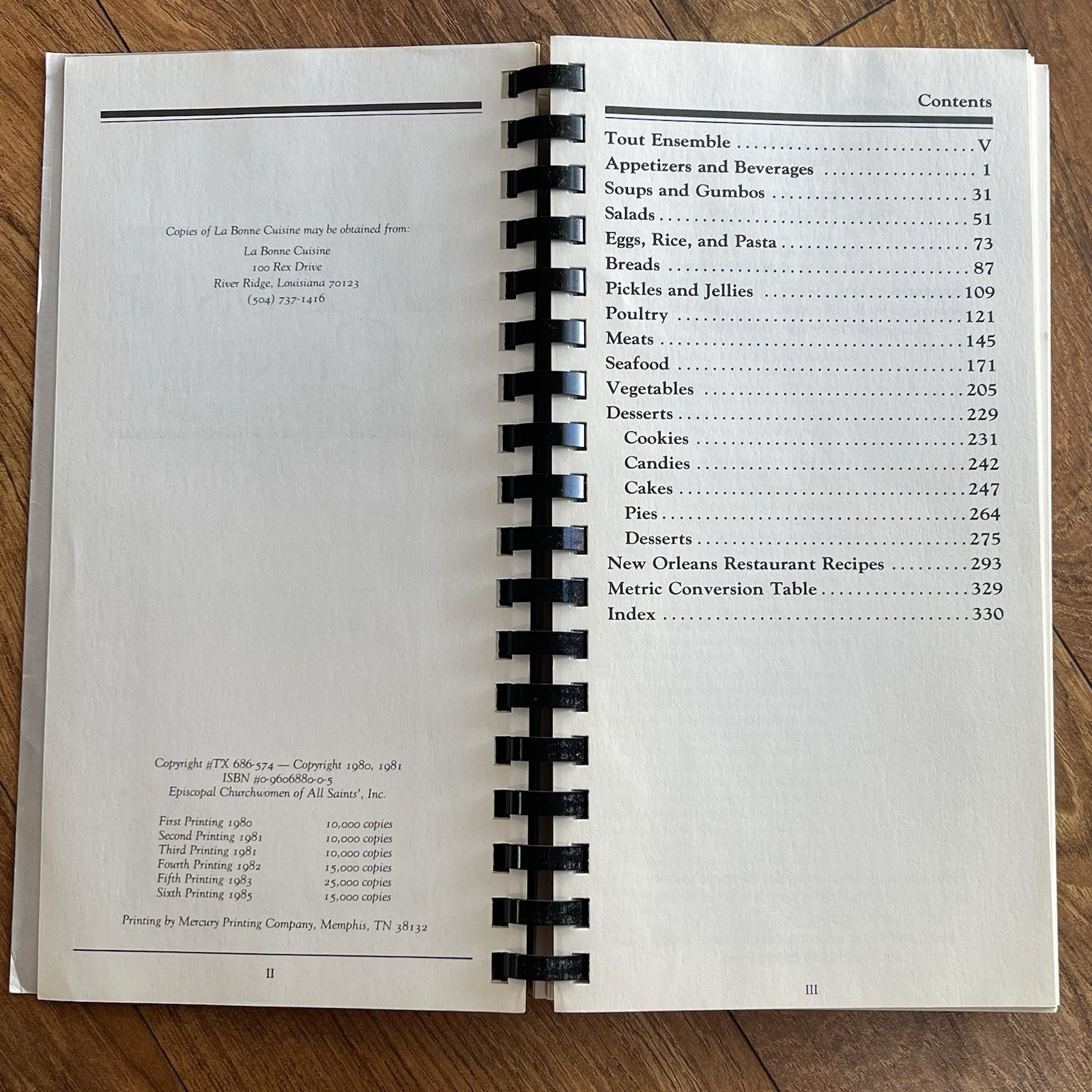 1980s La Bonne Cuisine Cooking New Orleans Style Cookbook Creole Cajun Recipes