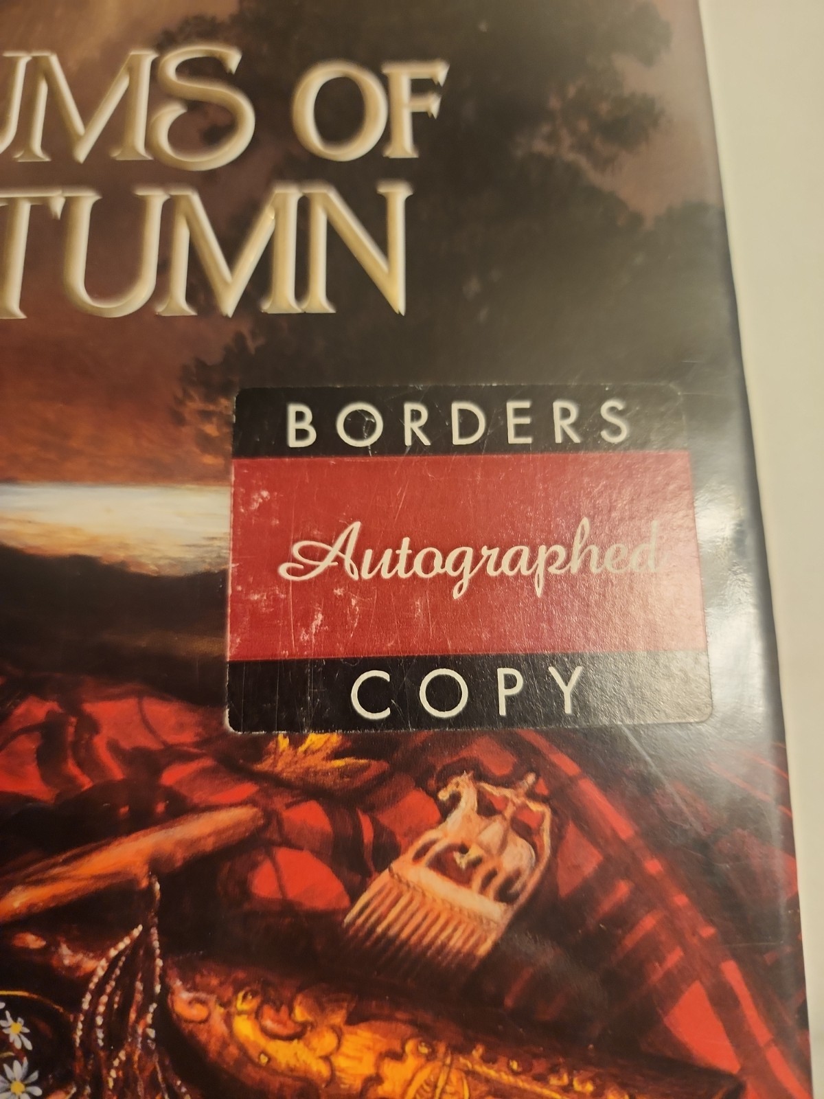 Drums of Autumn (Outlander) – SIGNED 1st Edition 1st Printing