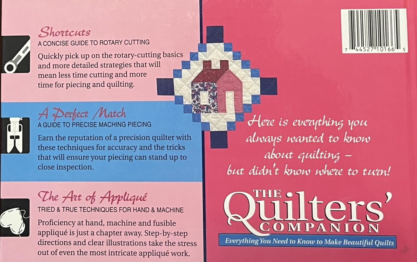 QUILTERS COMPANION, NEW LARGE BOOK, Techniques Tips, 11 PROJECTS, 314 pages