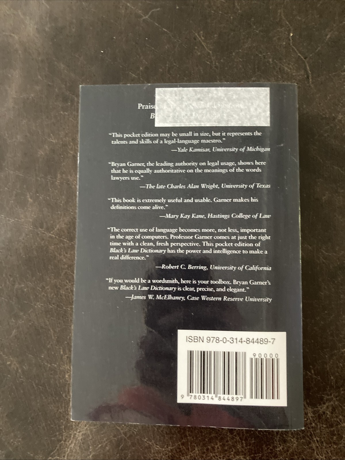 Black’s Law Dictionary – Fifth Pocket Edition – Paperback