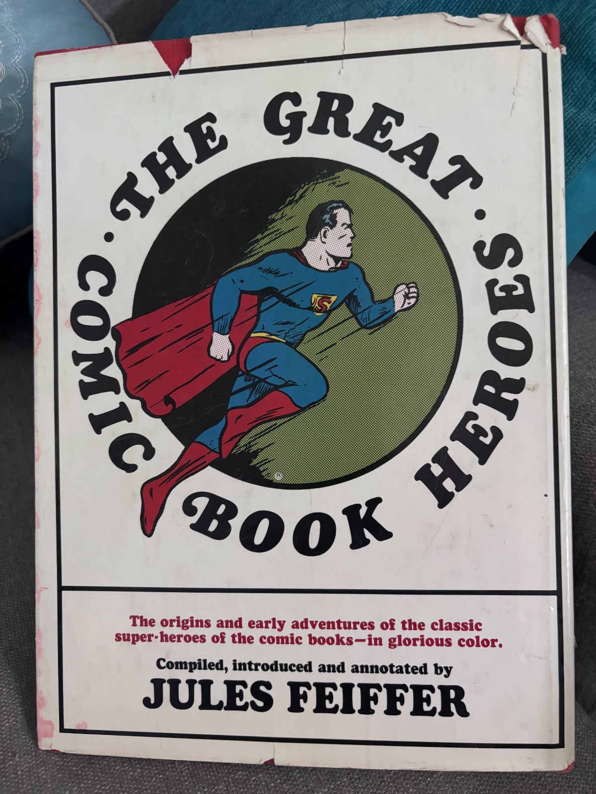 The Great Comic Book Heroes-Jules Feiffer-’65-HC-DJ-Golden age comic book heroes