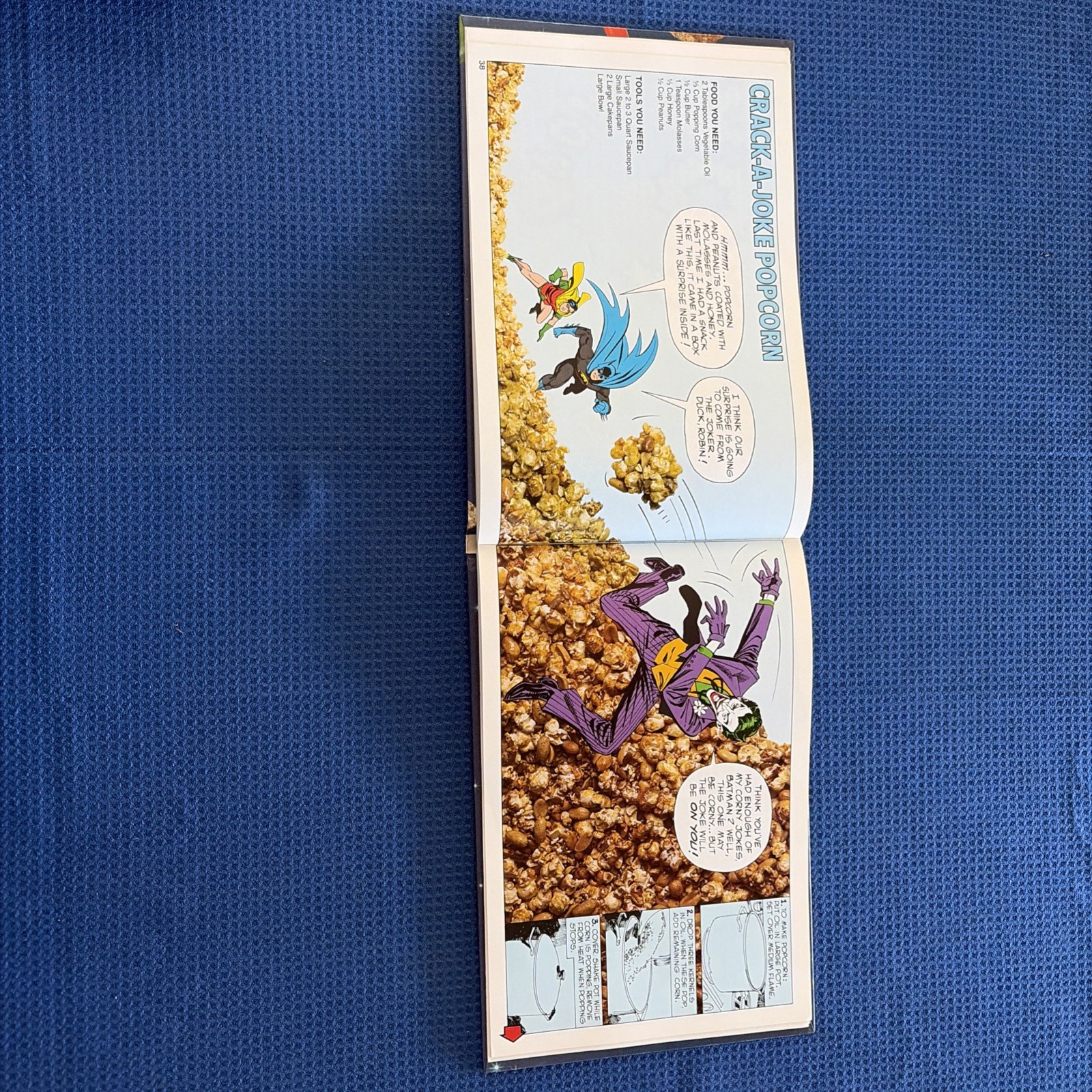 DC SUPER HEROES SUPER HEALTHY COOK BOOK 1st Edition 1st Printing LB9