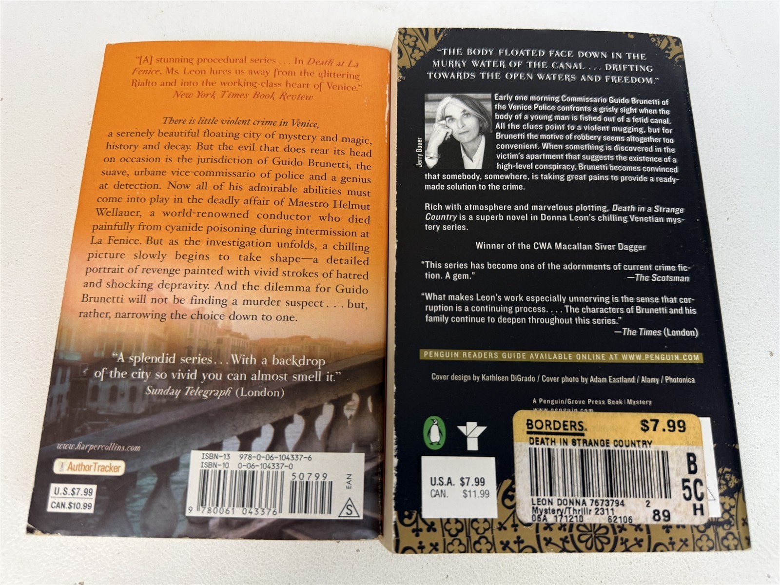 Donna Leon Lot 13 Commissario Brunetti Death La Fenice / Girl of His Dreams