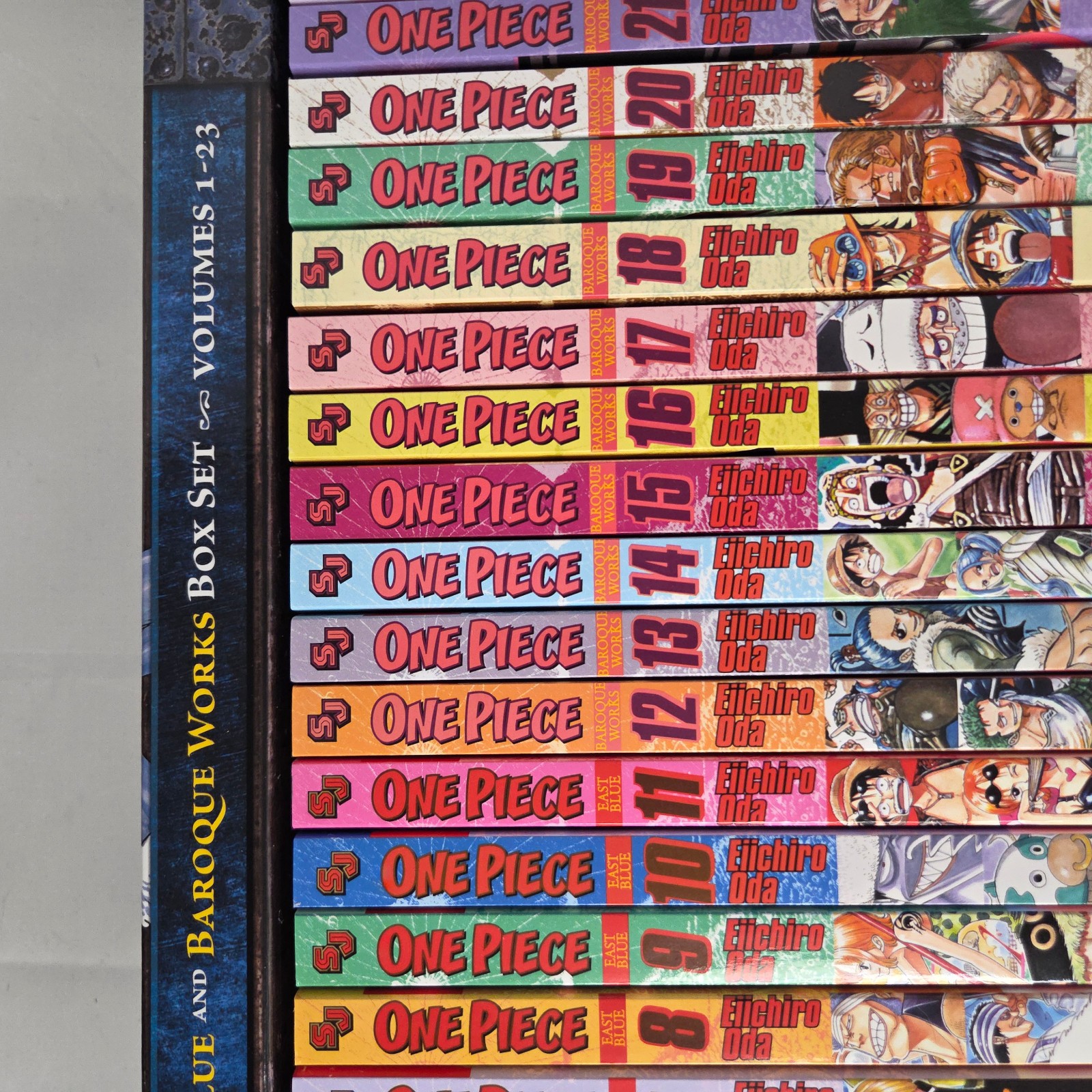 Viz Media One Piece Box Set East Blue and Baroque Works Volumes 1-23