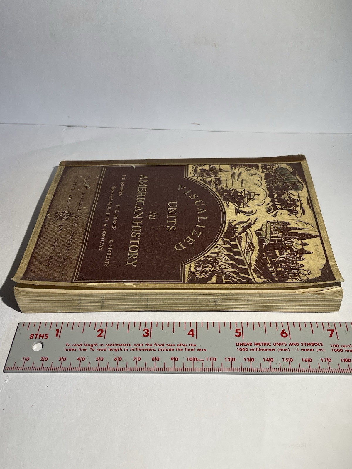CEBCO Visualized Units in American History HC Rev Ed 1943 Illus