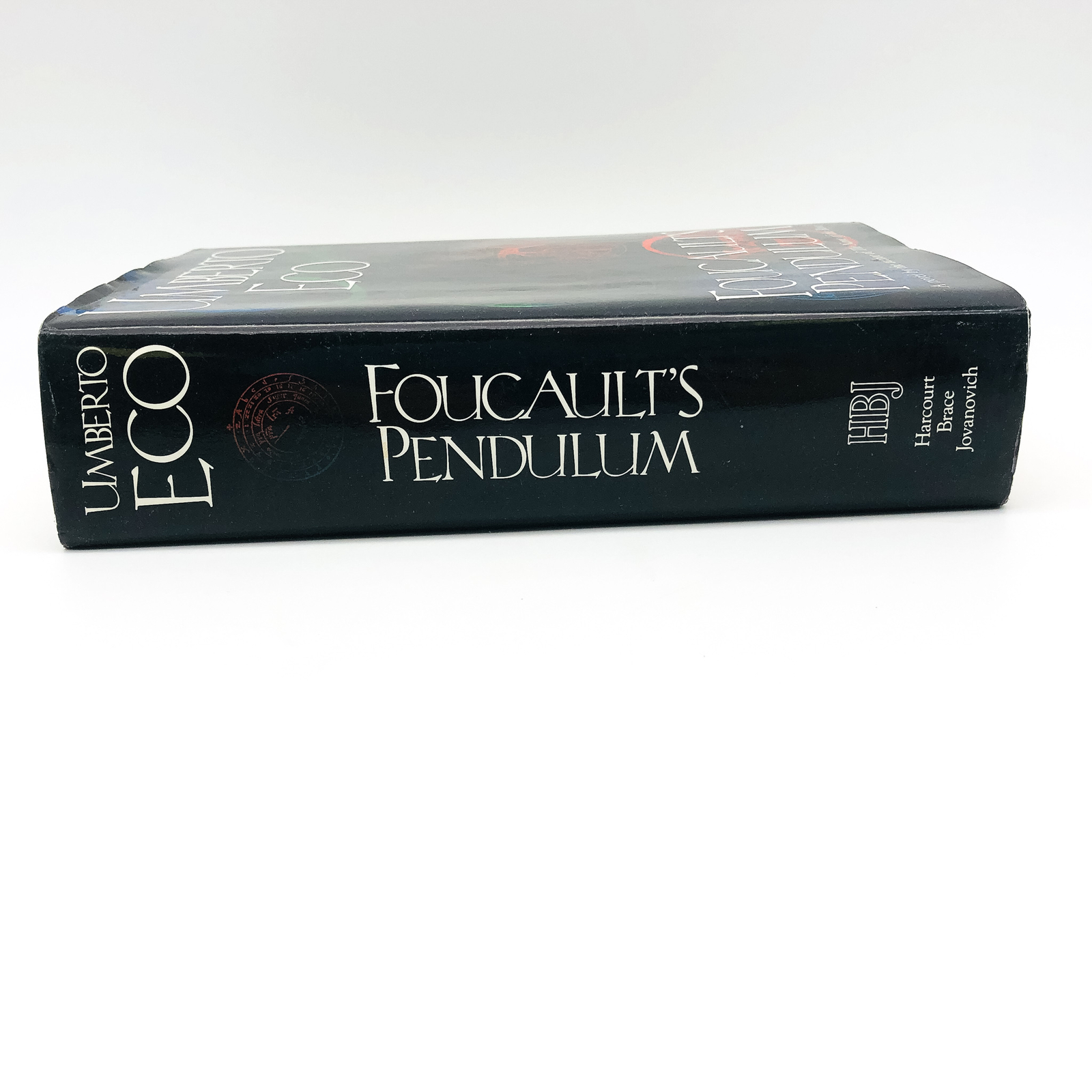 Foucault’s Pendulum Hardcover Umberto Eco 1988 Knights Templar First Trade Ed Y
