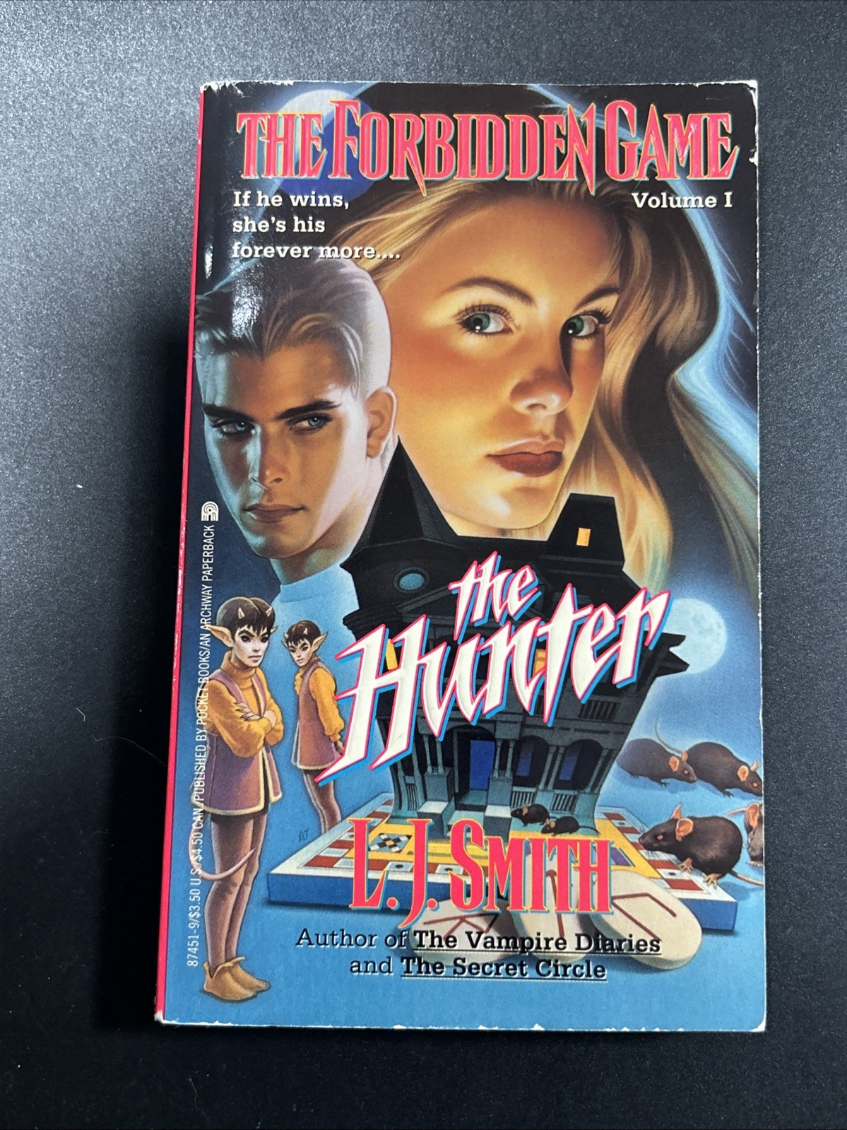 Set Of 3: The Forbidden Game Vol 1-3 By L.J. Smith Vintage Teen Ya Horror 1994