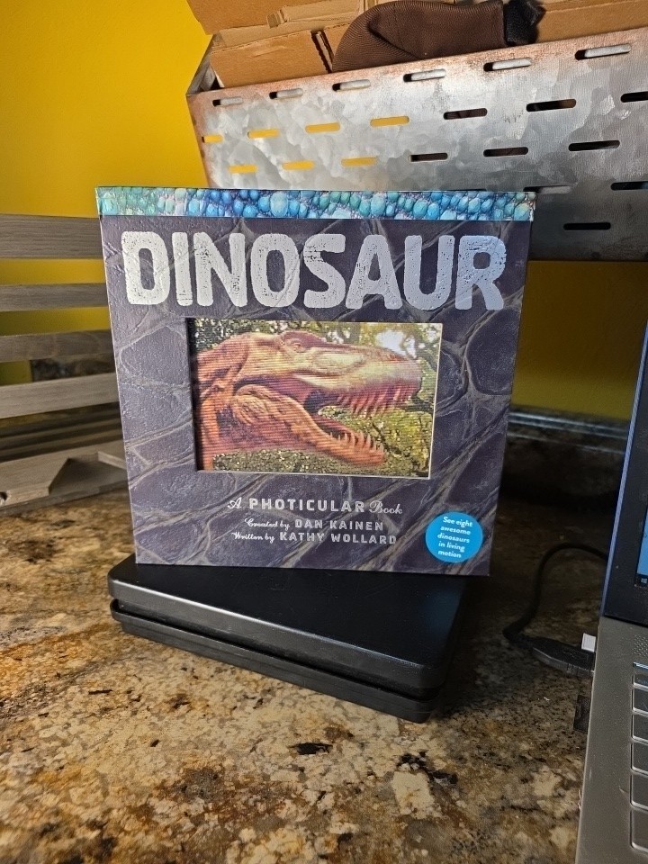 Dinosaur Photicular Hardcover Book Created By Dan Kainen & Kathy Wollard