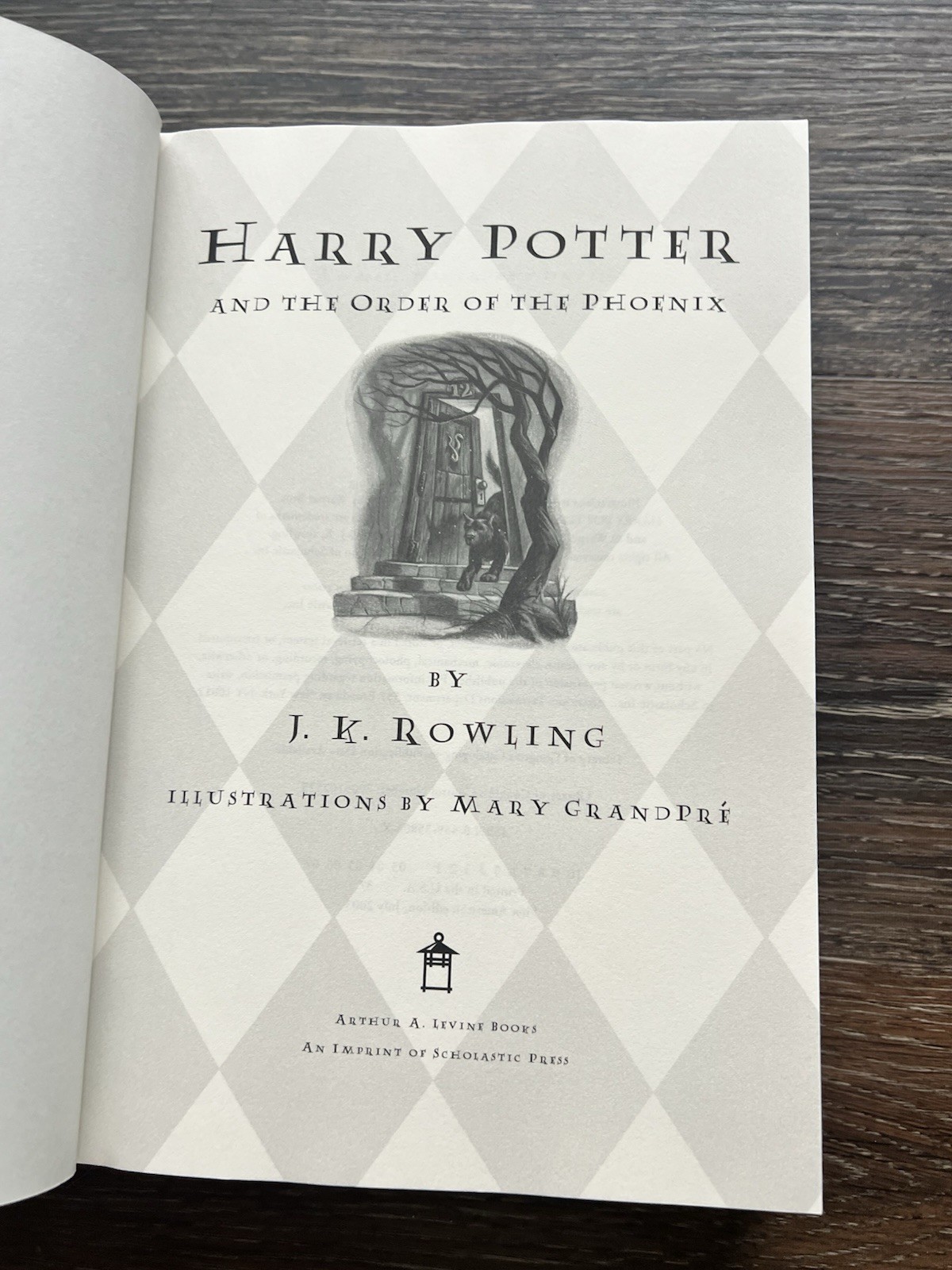 Harry Potter and the Order of the Phoenix by J. K. Rowling, 2003, 1st Print
