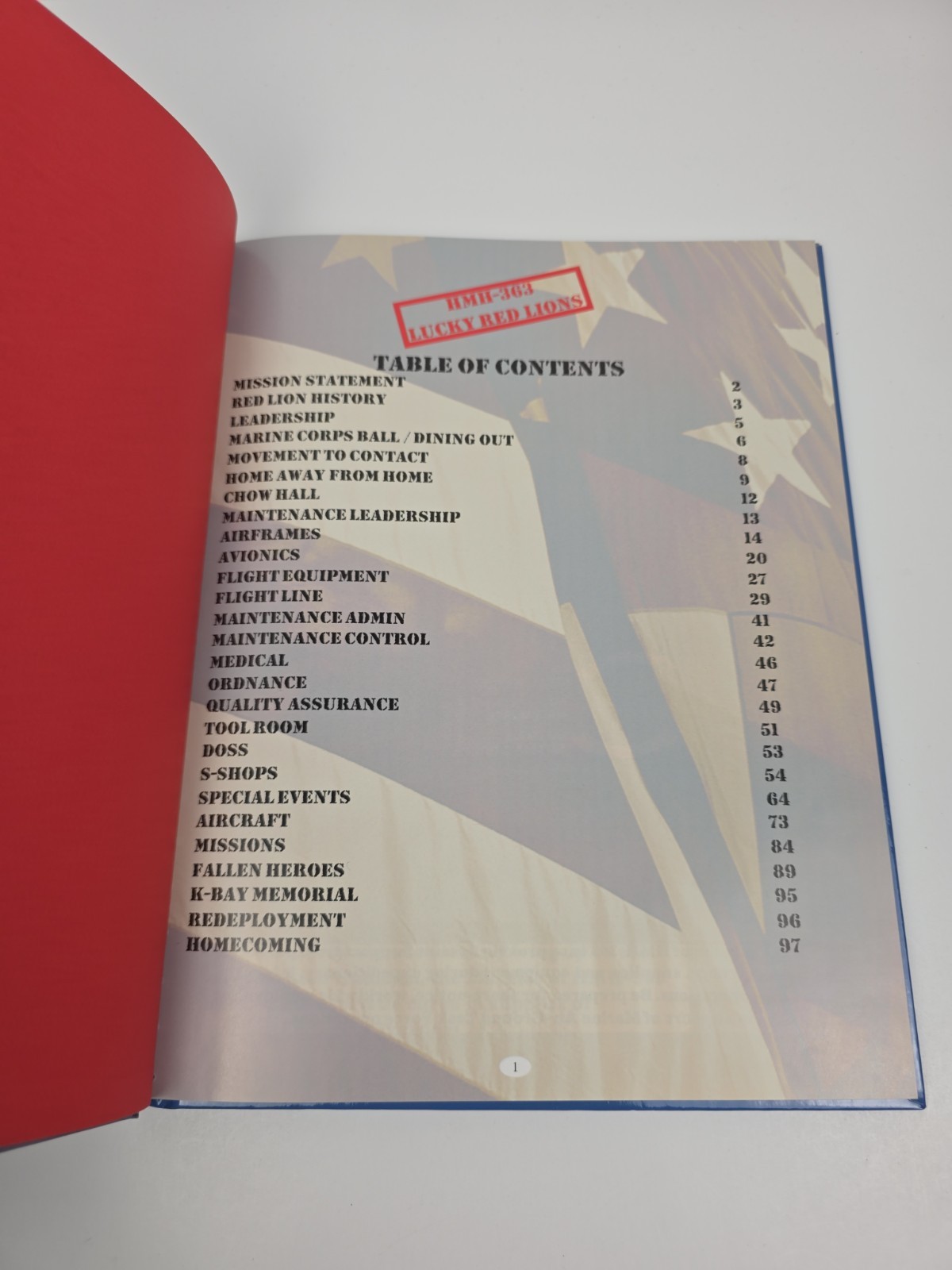 HMH-363 Lucky Red Lions Irontail OEF 11.2 Book Rare (Read Description)