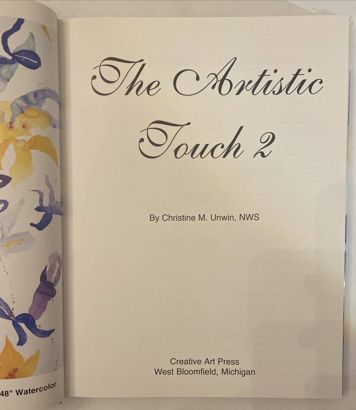 The Artistic Touch 2 by Unwin, Chris – art book