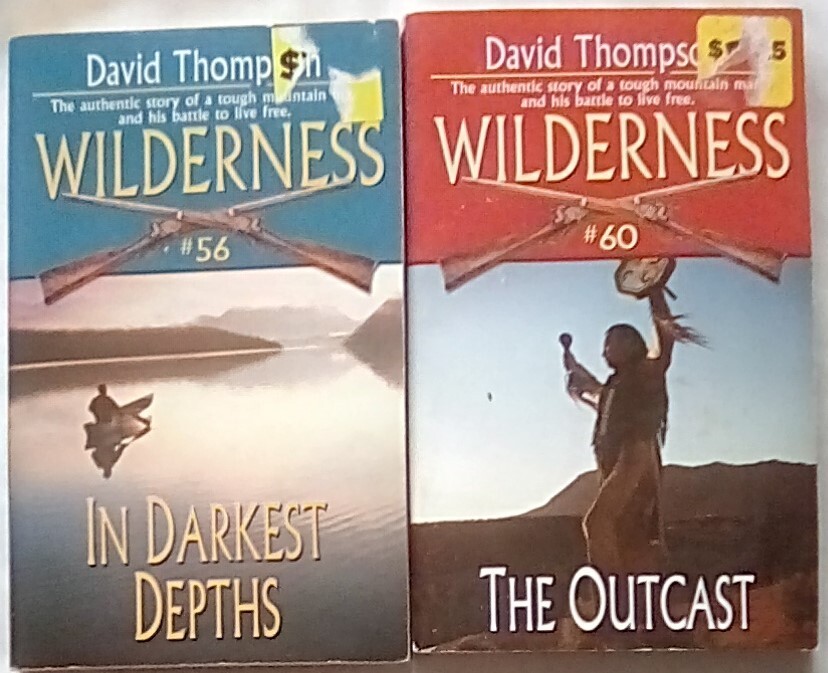 Lot of 5 Wilderness Series Novels by David Thompson (1990s-2000s, Paperback)