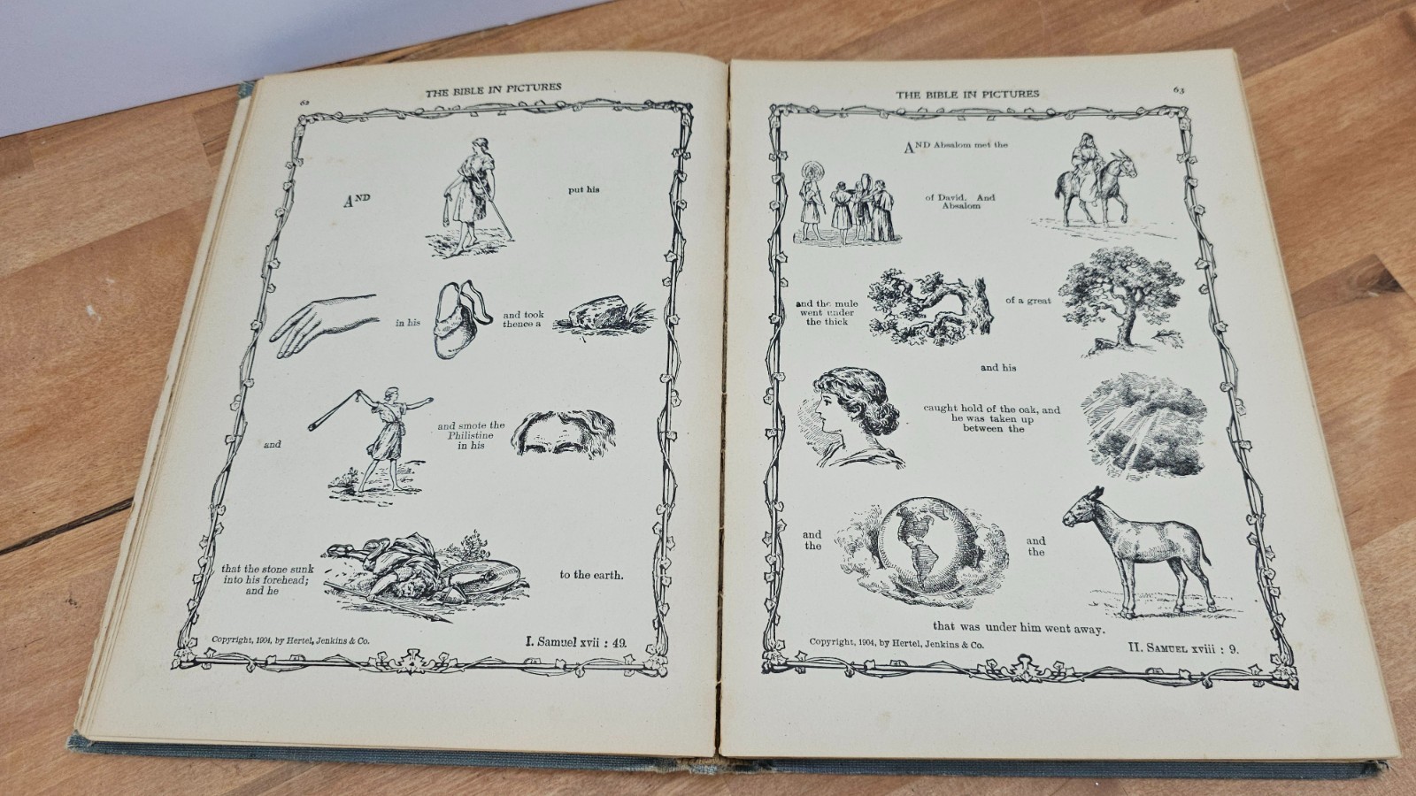 1904 “Bible Symbols or The Bible in Pictures” by Frank Beard Antique