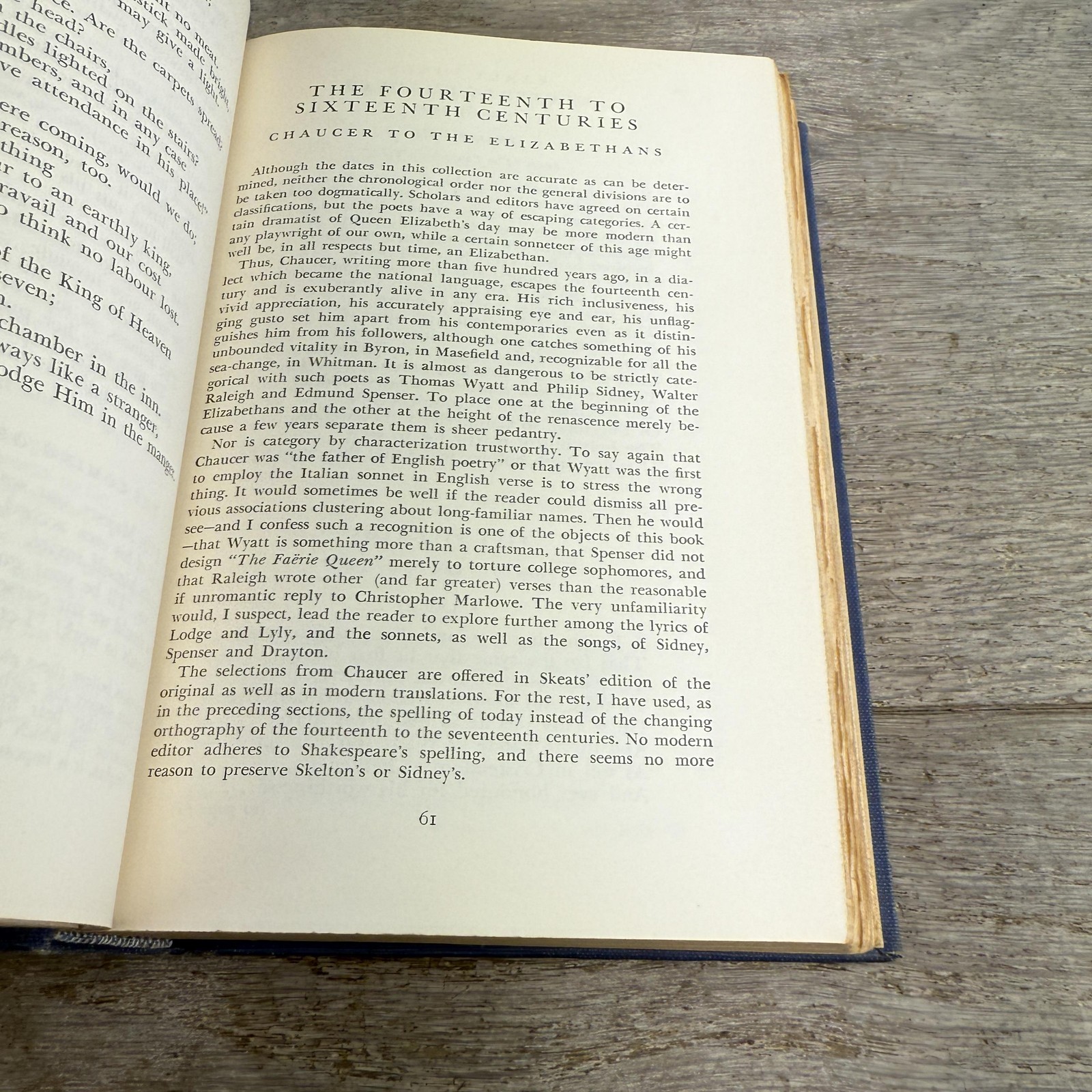 Vintage 1932 Book of Living Verse Louis Untermeyer Harcourt Brace Poetry HC