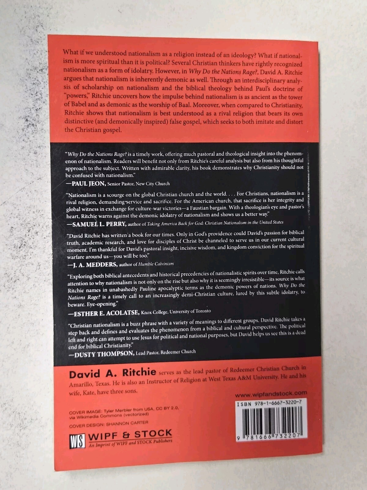 Why Do The Nations Rage? by David A. Ritchie USED softback WIPF & Stock