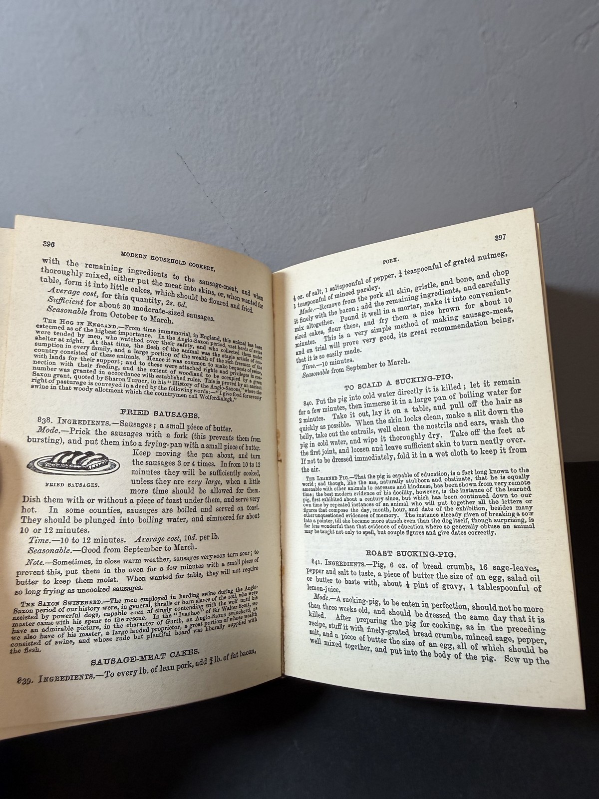 Mrs. Beeton’s Book of Household Management 1977 Facsimile Edition Vintage