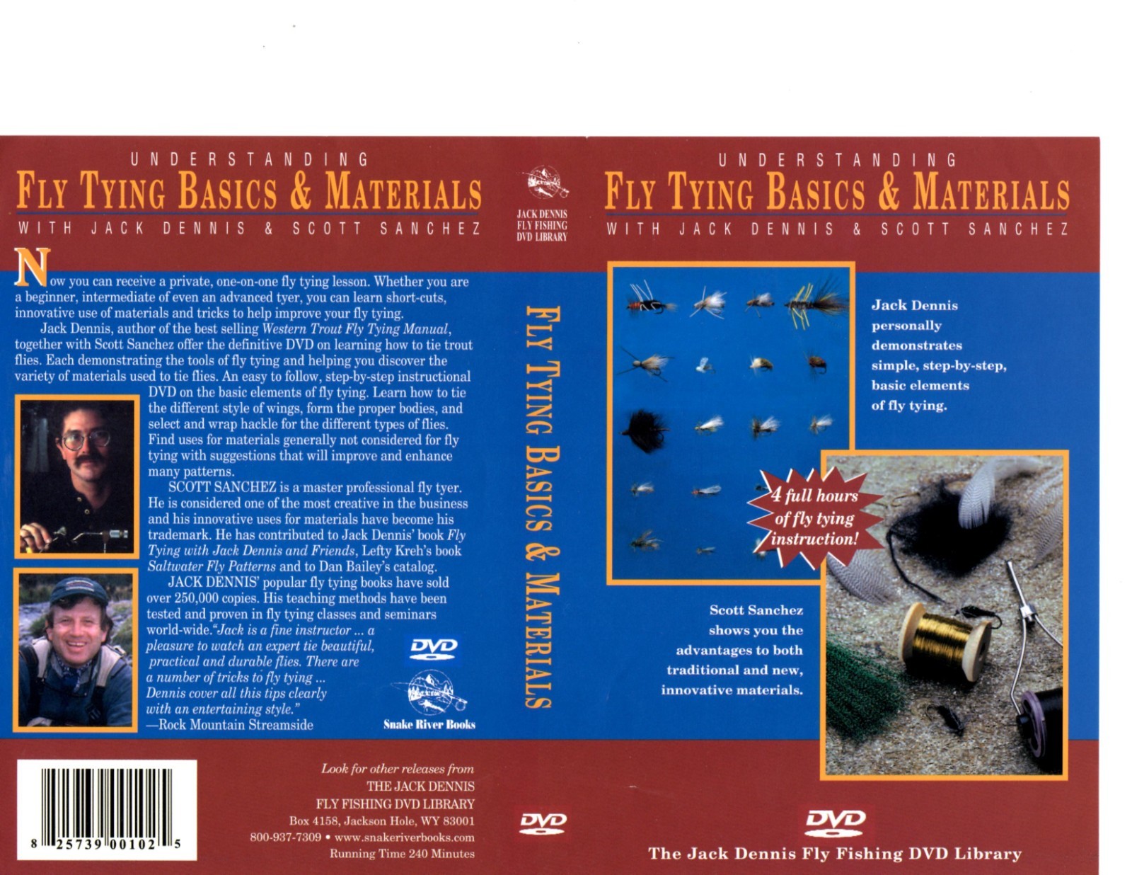 Learn to tie flies with book and video thumb drive with remarkable price