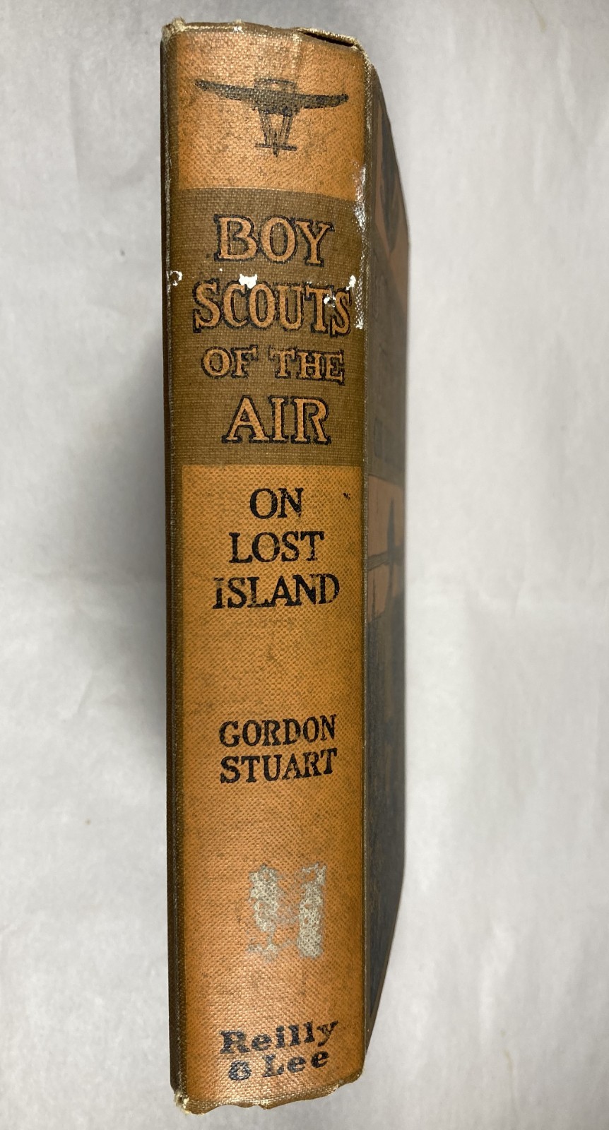 BOY SCOUTS OF THE AIR ON LOST ISLAND. Gordon Stuart. Antique 1917 HC.