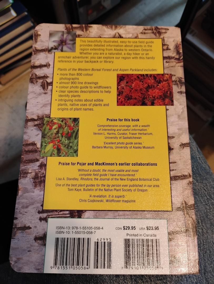 Plants of the Western Boreal Forest & Aspen Parkland VG+ Condition