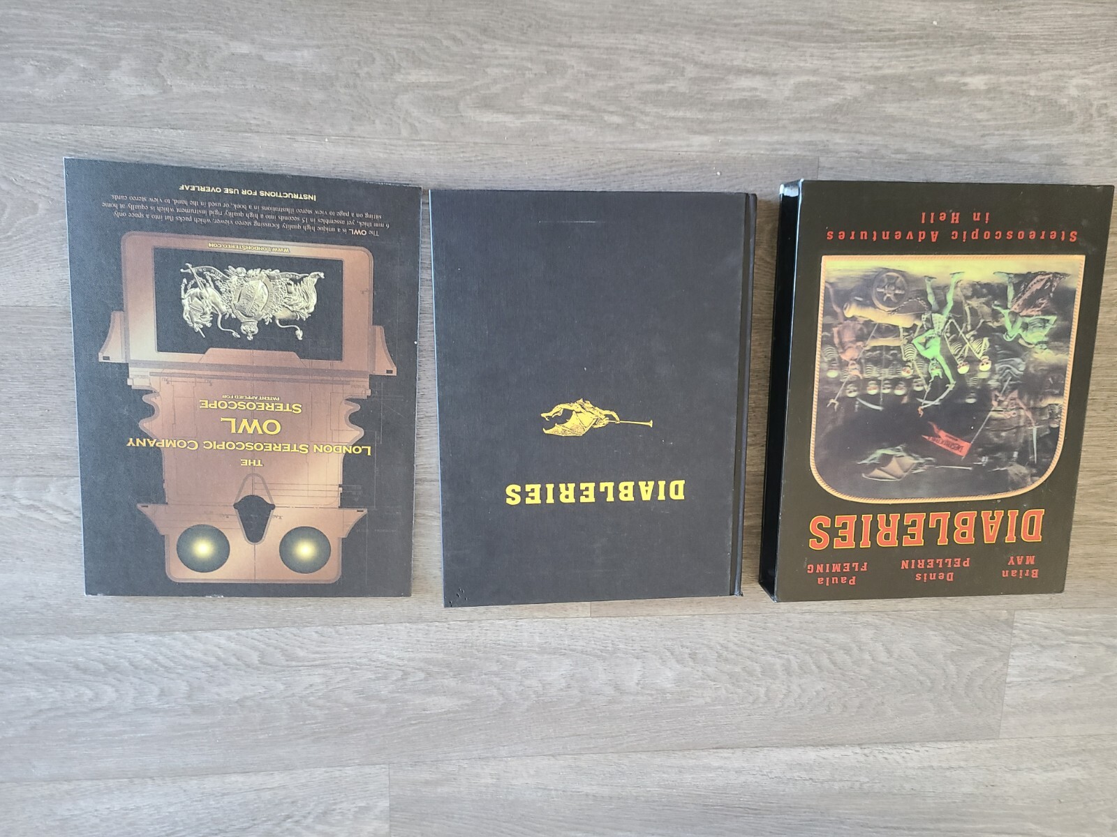 Diableries: Stereoscopic Adventures in Hell, Brian May, 2013 Boxed-set
