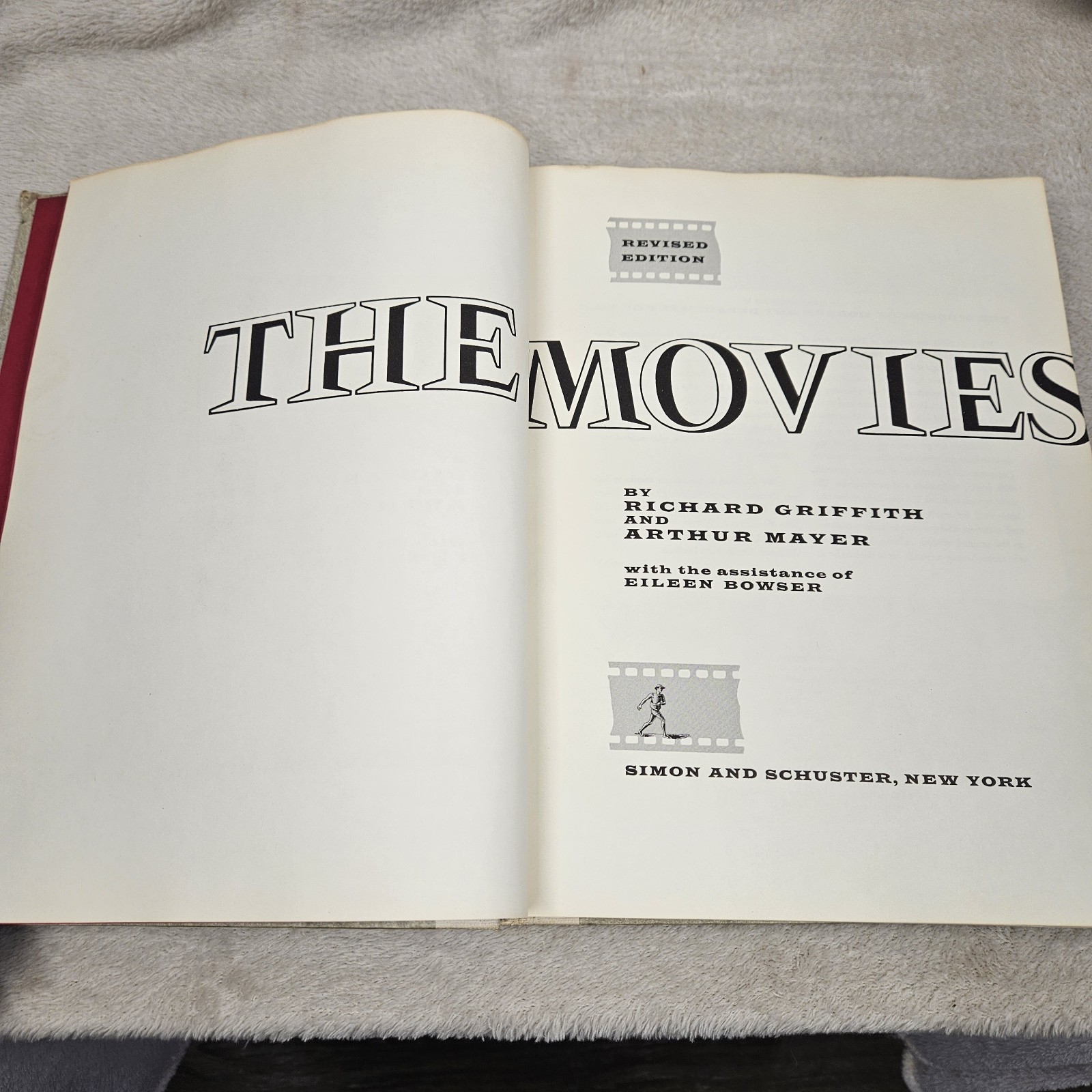 The Movies Revised Edition B&W Illustrated Movie History 1970 Third Printing