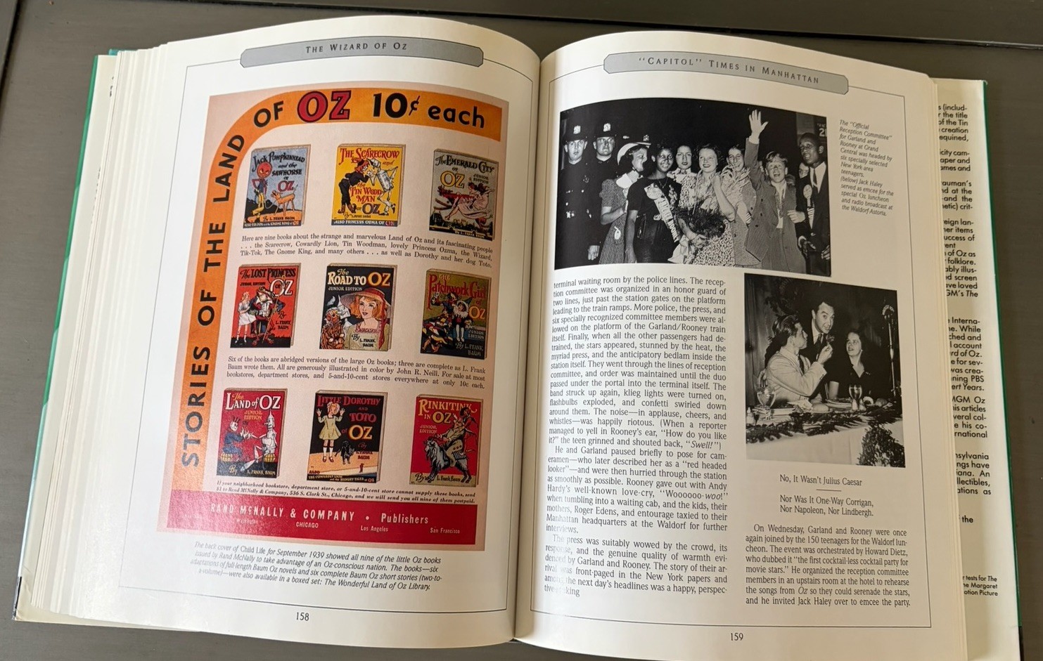 WIZARD OF OZ: OFFICIAL 50TH ANNIVERSARY PICTORIAL HISTORY By Rh Value Publishing